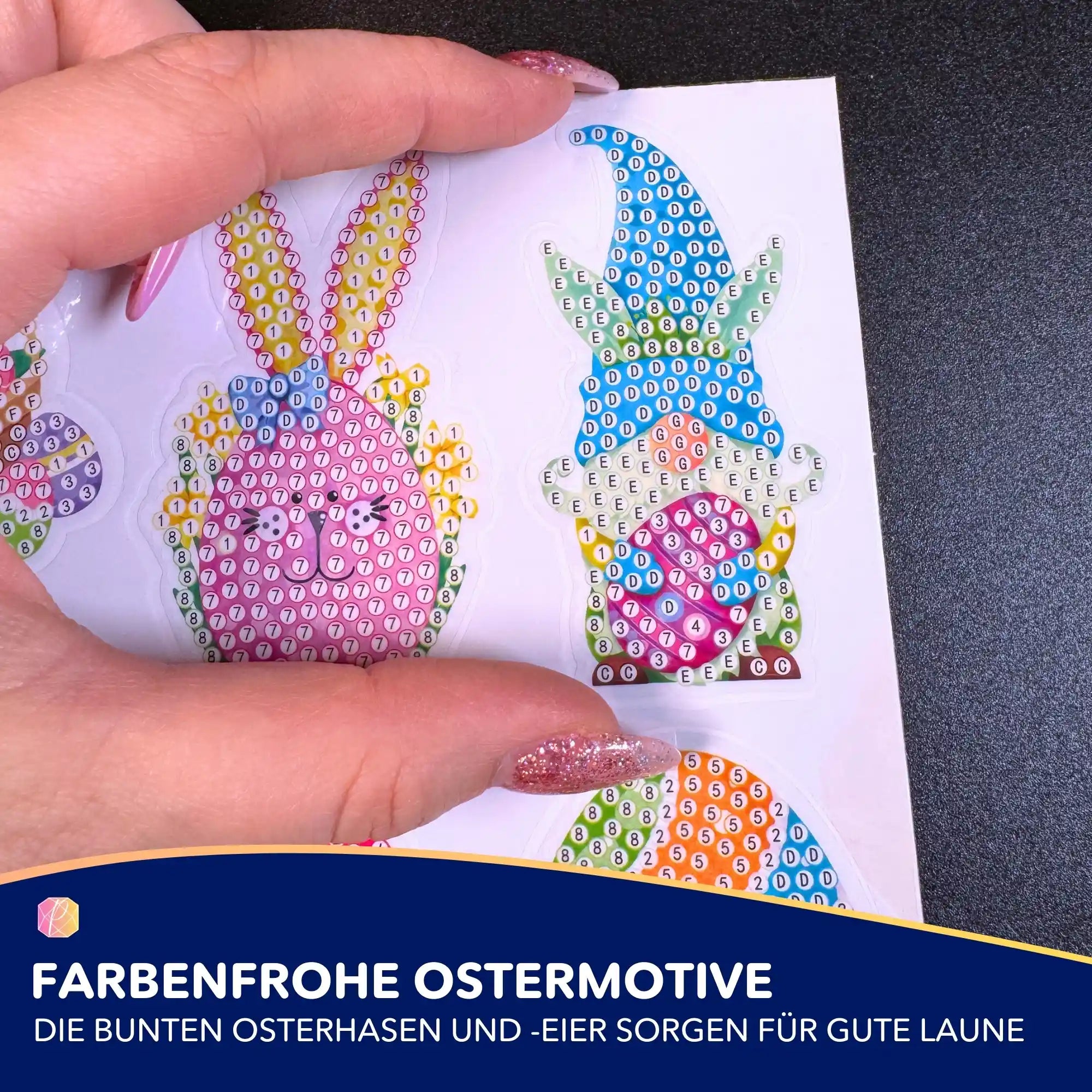 Diamond Painting Sticker - Ostern