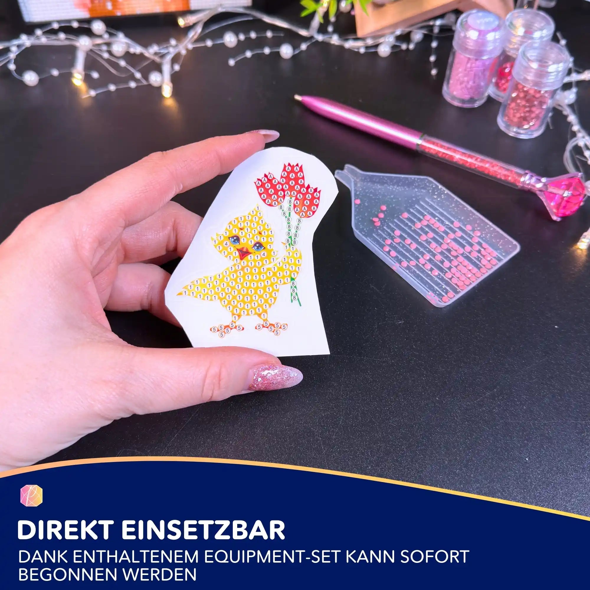 Diamond Painting Sticker - Ostern