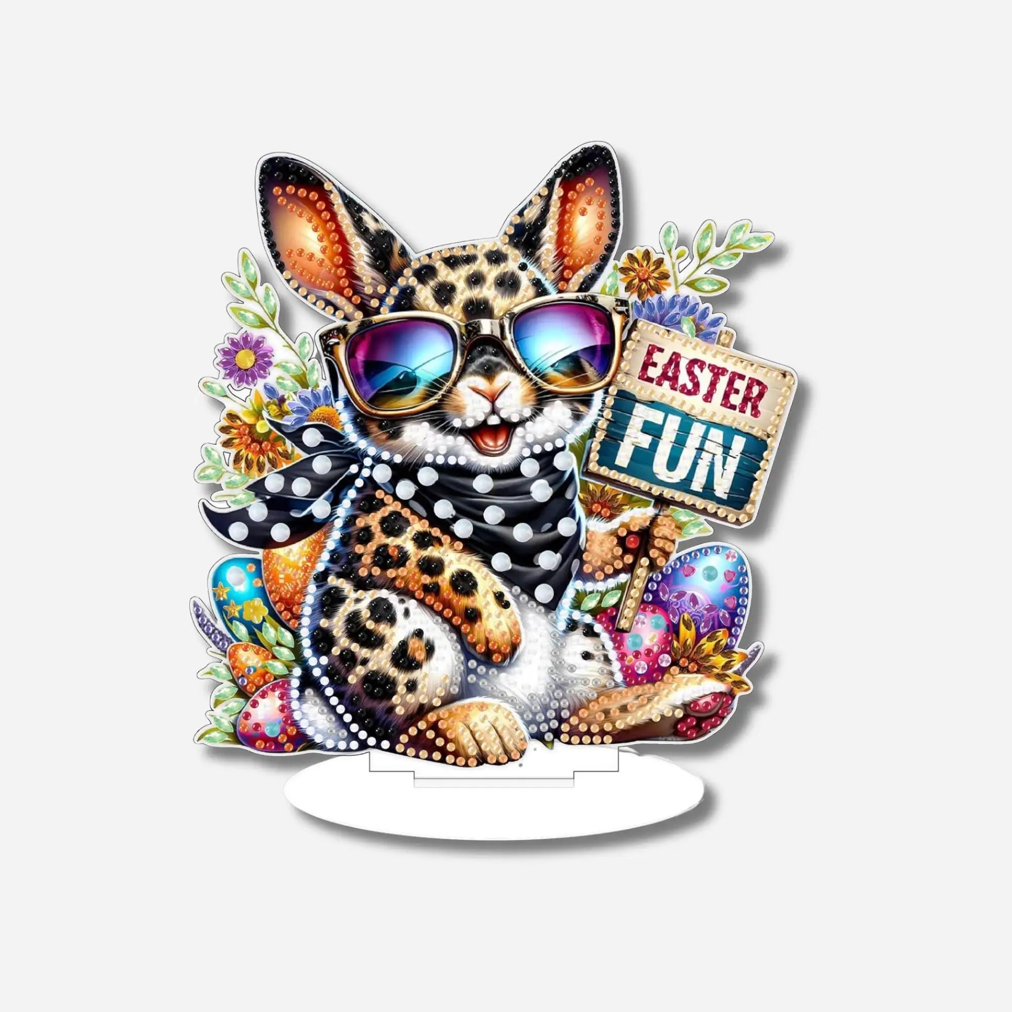 Diamond Painting Aufsteller - Funny Easter Bunny