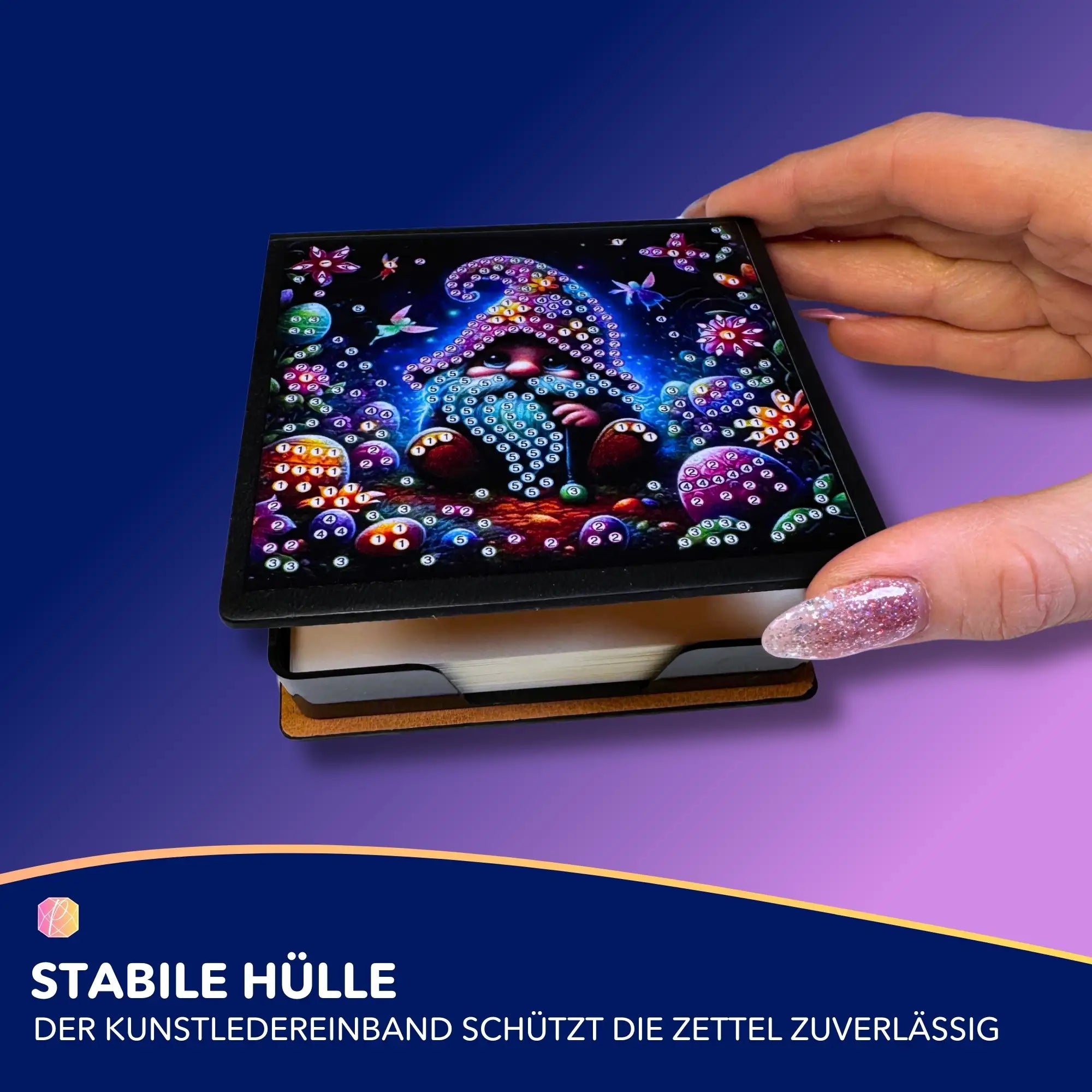 Diamond Painting Notizzettel - Osterzwerg