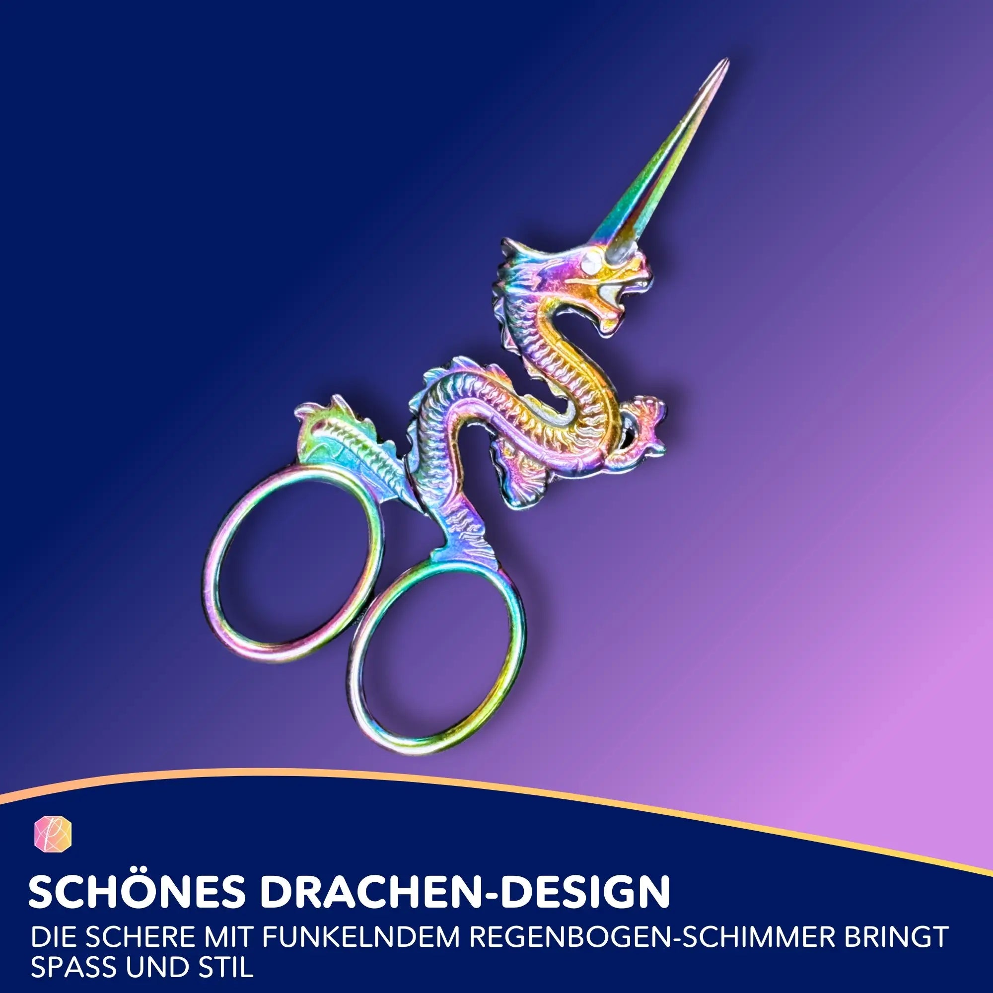 Diamond Painting Schere - Drache