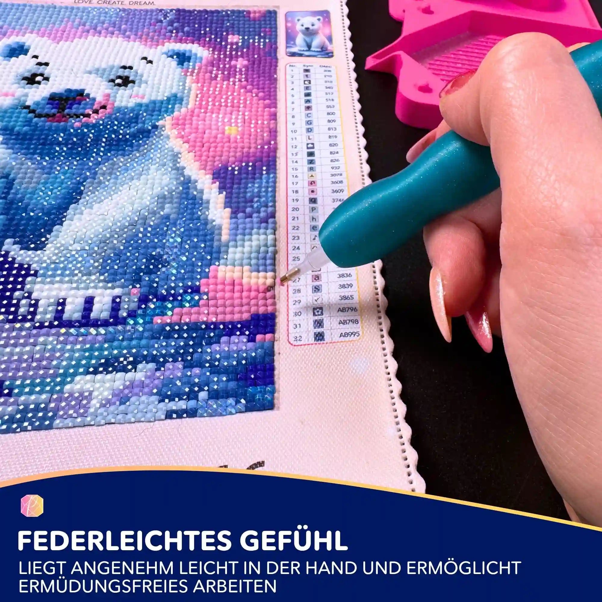 Diamond Painting 3D bubble Stift Glitzer