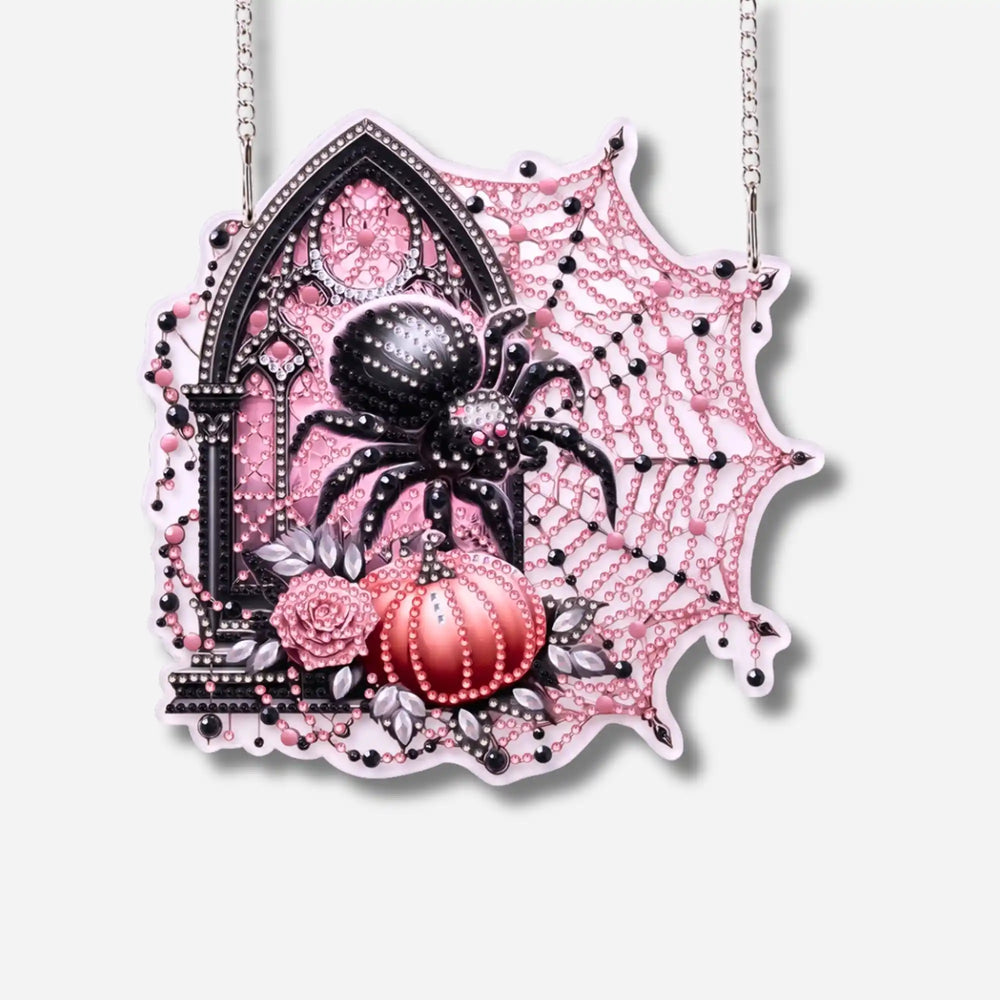 Diamond Painting Aufhänger Spinne - Halloween