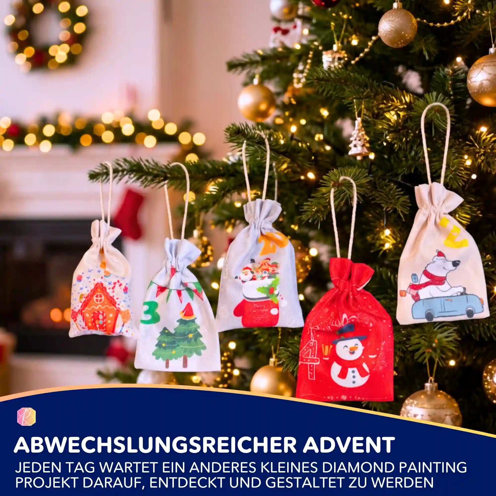 Diamond Painting Adventskalender Kinder 2026 (Vorverkauf)