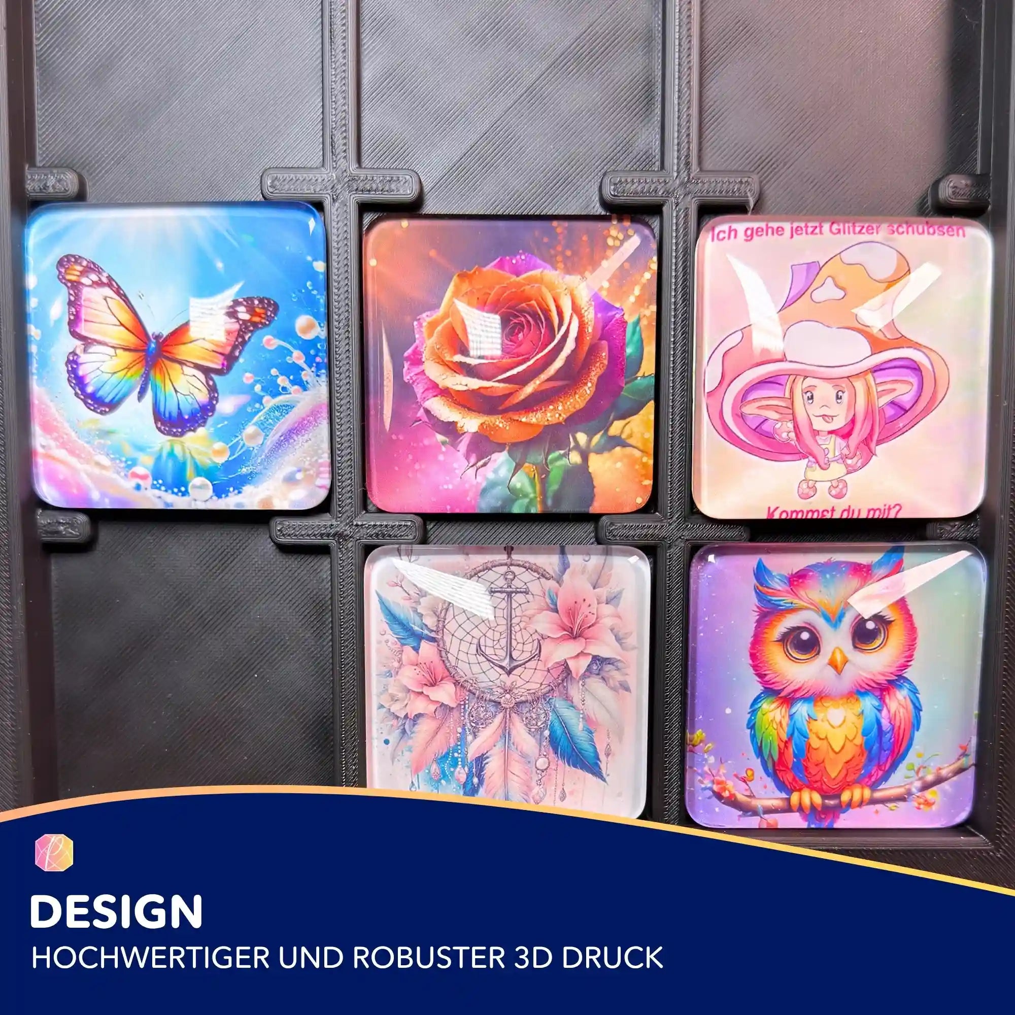 3D Brett für quadratische Coverminder