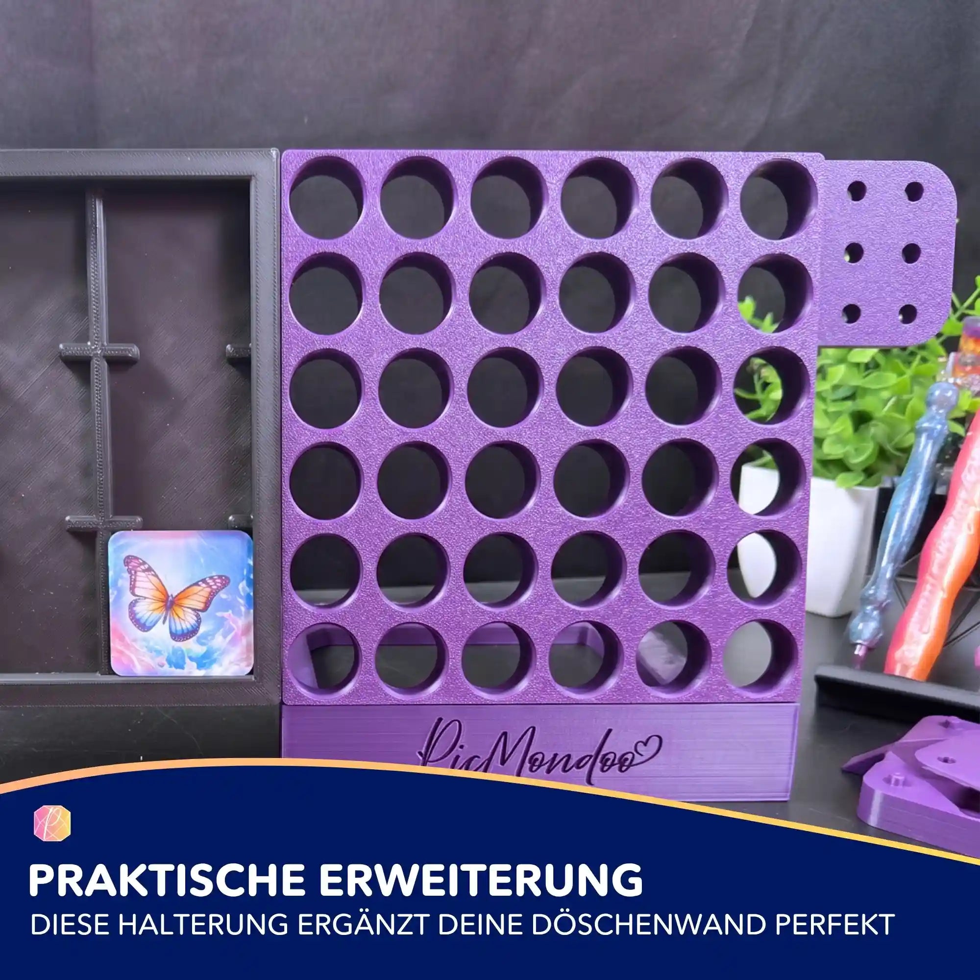 Halterung für drehbare Aufsätze