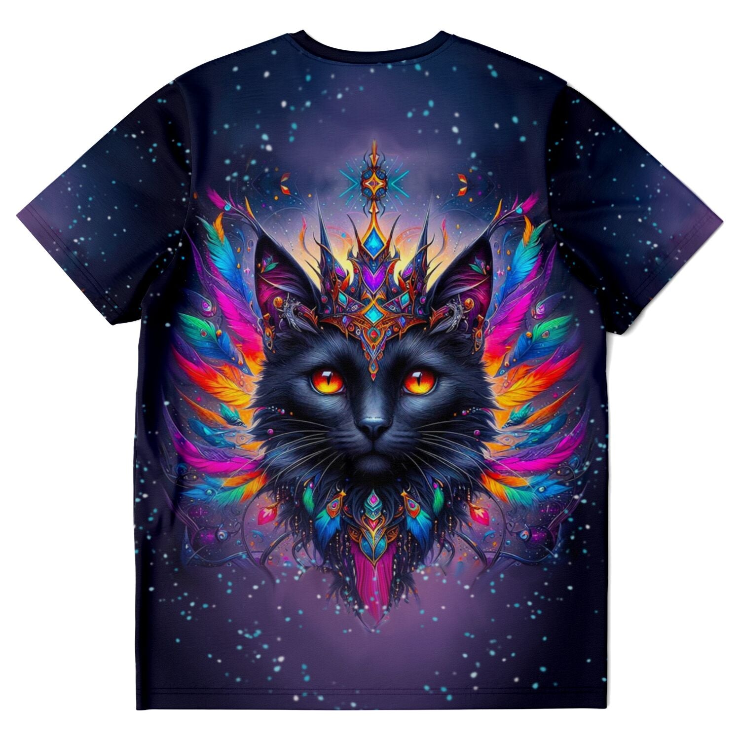 Dreamer T-Shirt - Mystic colorsplash Cat