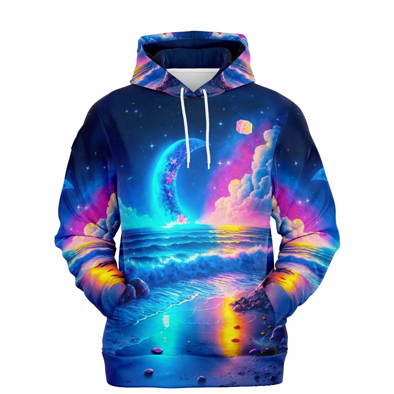 Dreamer Hoodie - AB Special - Strand im Mondschein