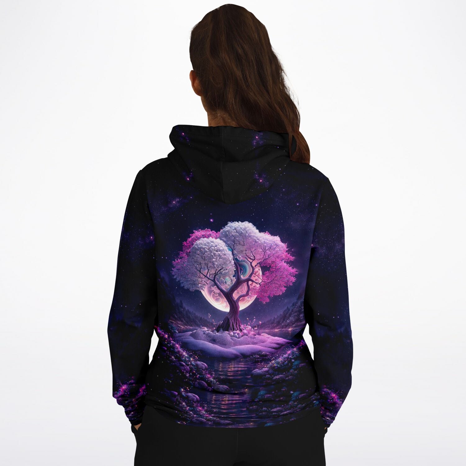 Dreamer Hoodie - Multi Special - Pink Tree at Night