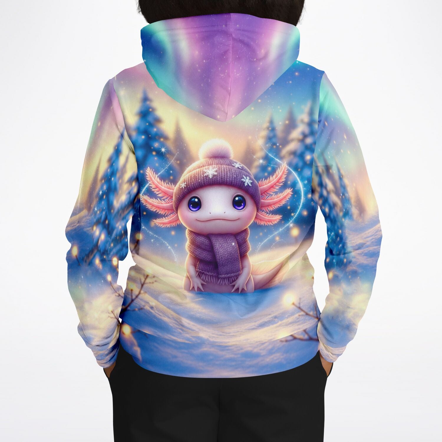 Dreamer Hoodie - Axolotl im Urlaub