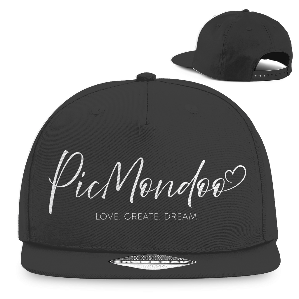 Snapback Rapper Cap picmondoo logo