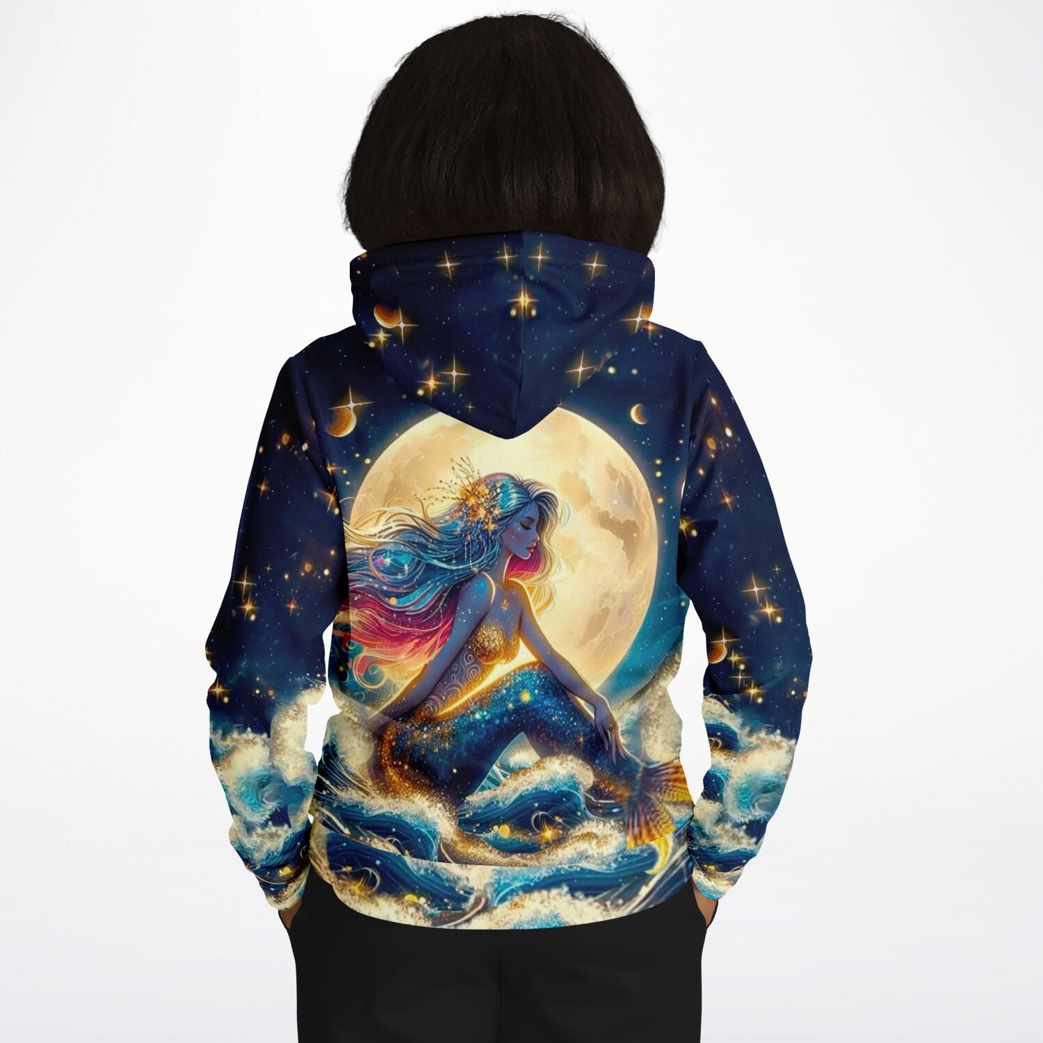Dreamer Hoodie - Meerjungfrau im Sternenhimmel