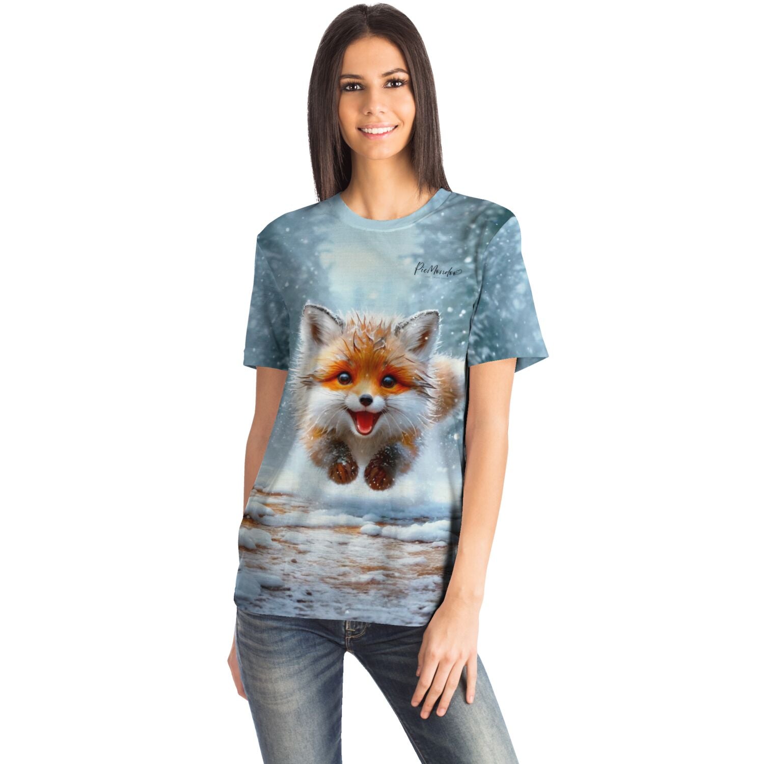 Dreamer T-Shirt - Kleiner Fuchs im Winterwald