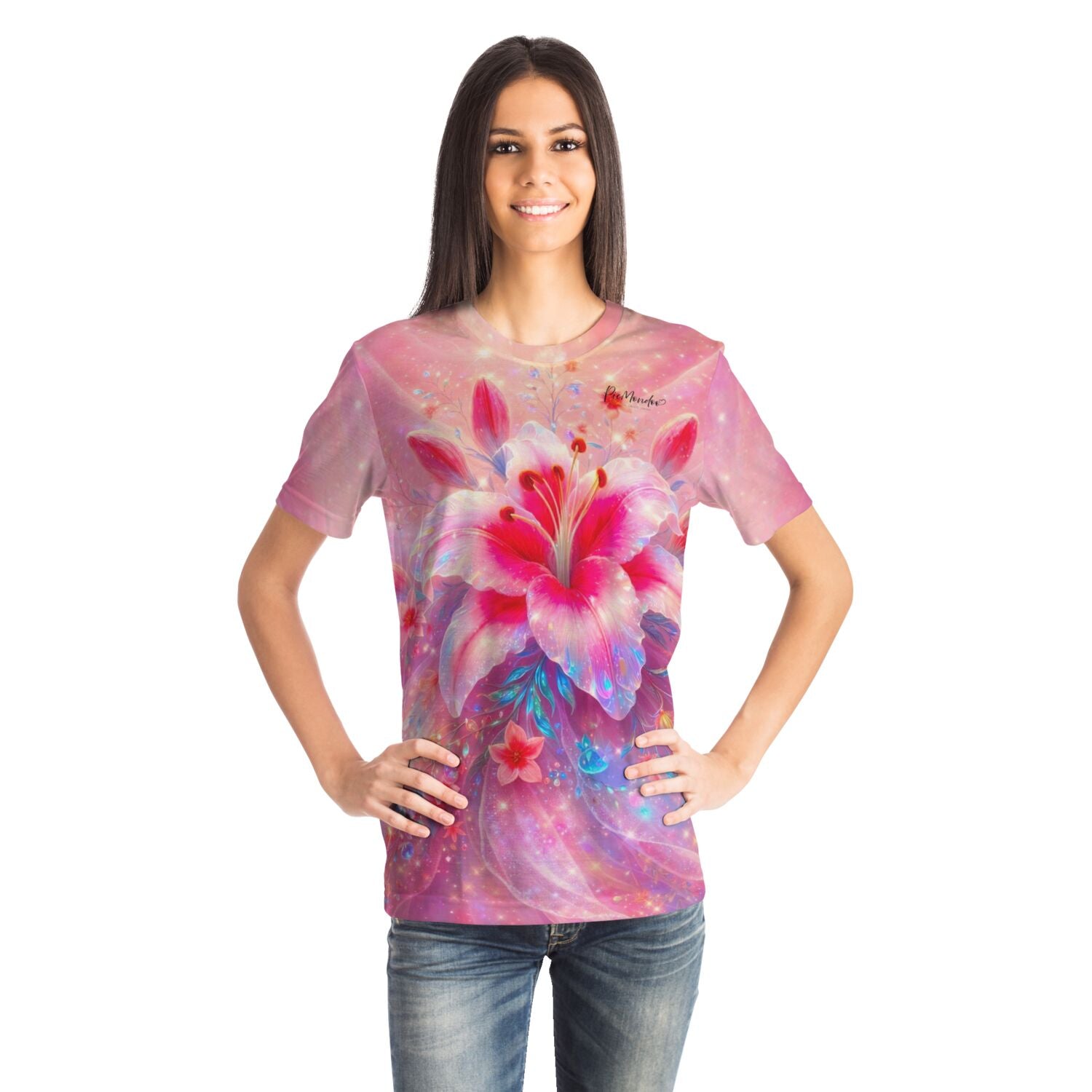 Dreamer T-Shirt - Zarte Lilie in rosé