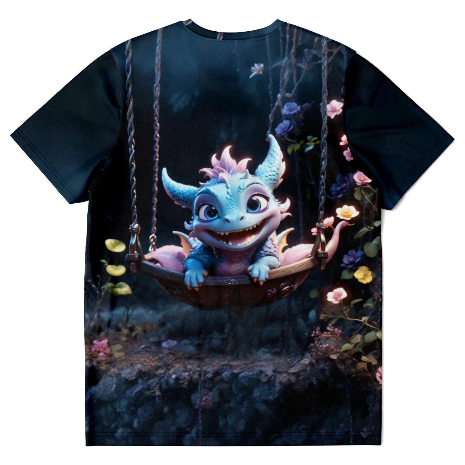 Dreamer T-Shirt - Blue Flatter Dragon