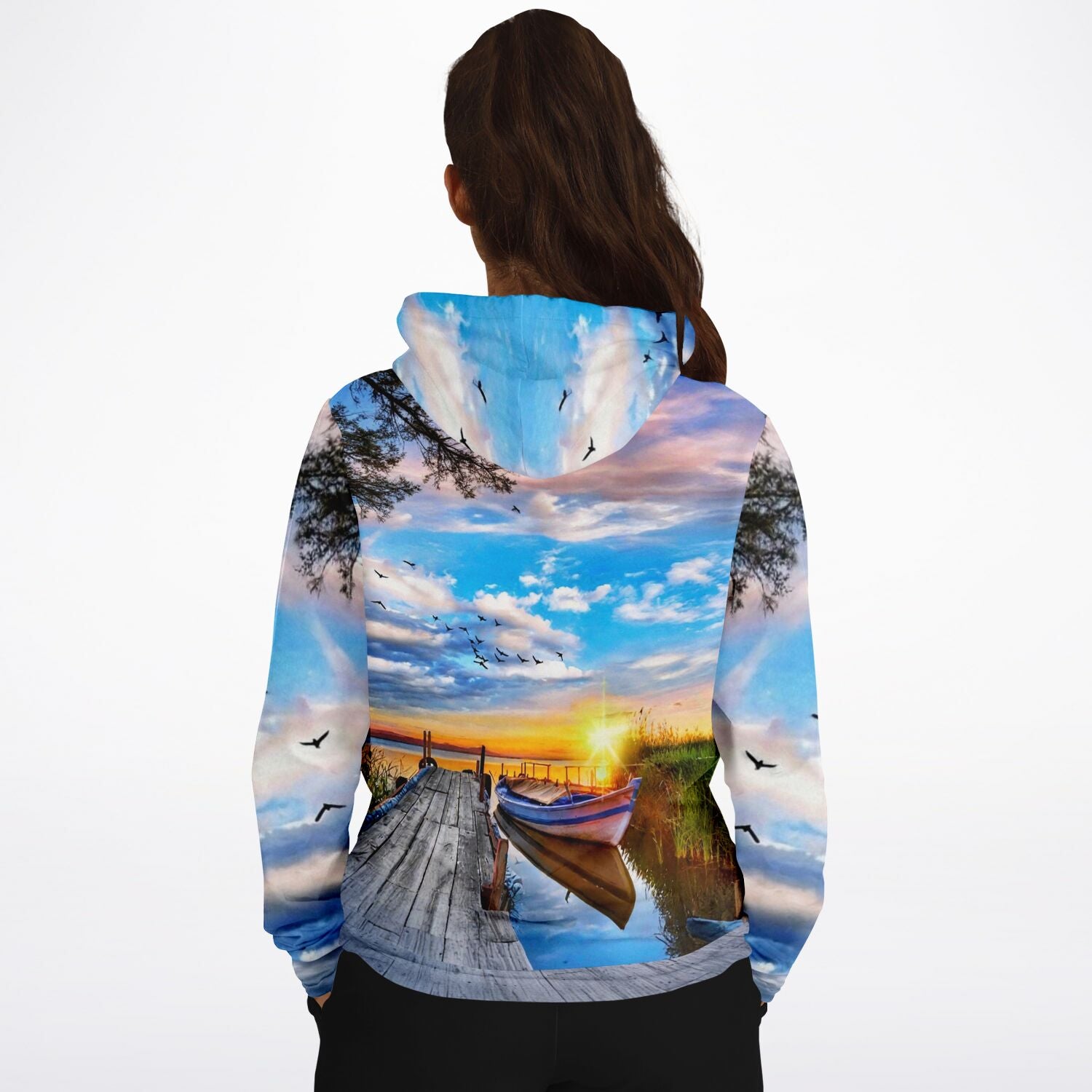 Dreamer Hoodie - Sonniger Abend am See