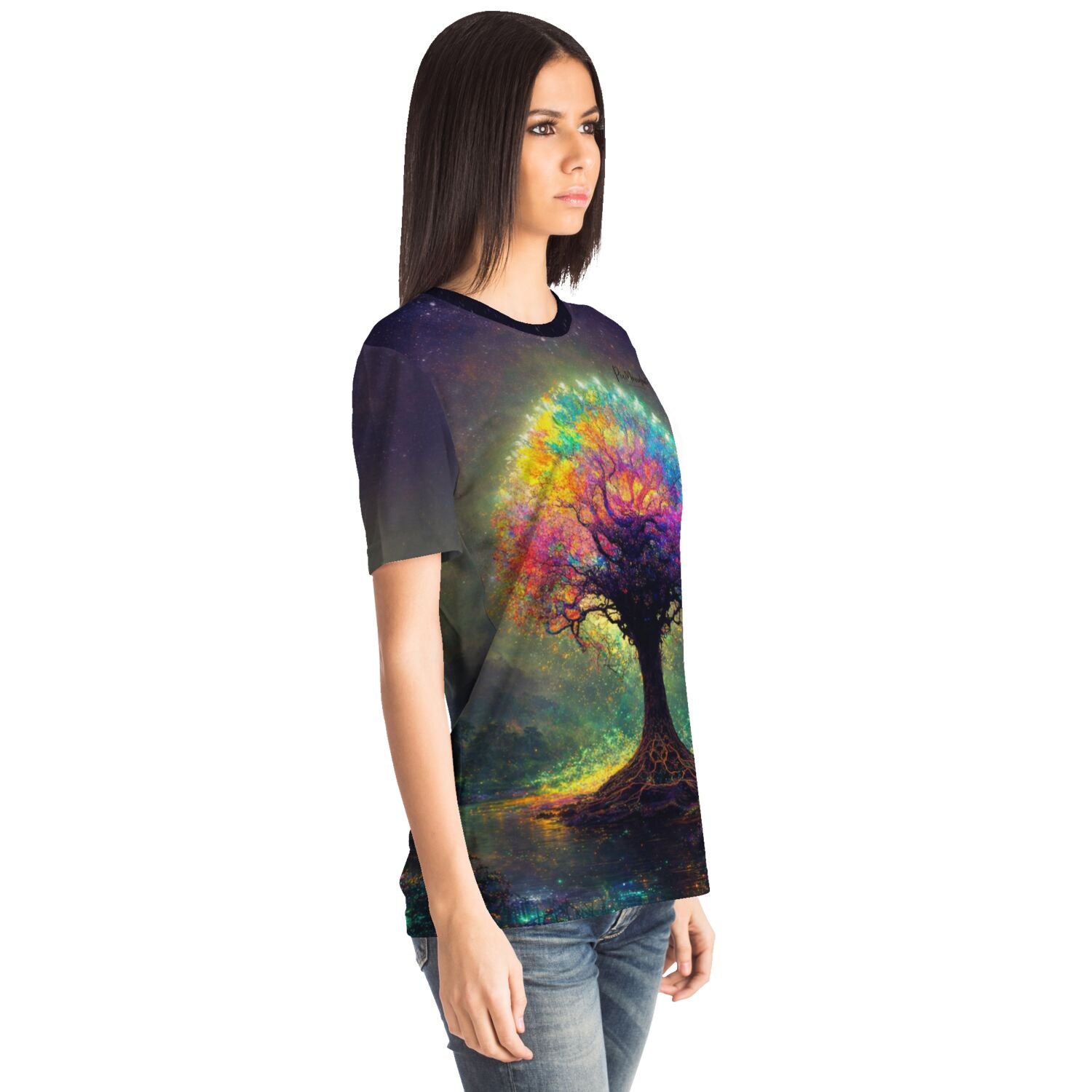 Dreamer T-Shirt - Multi Special - Colorful lightning Tree