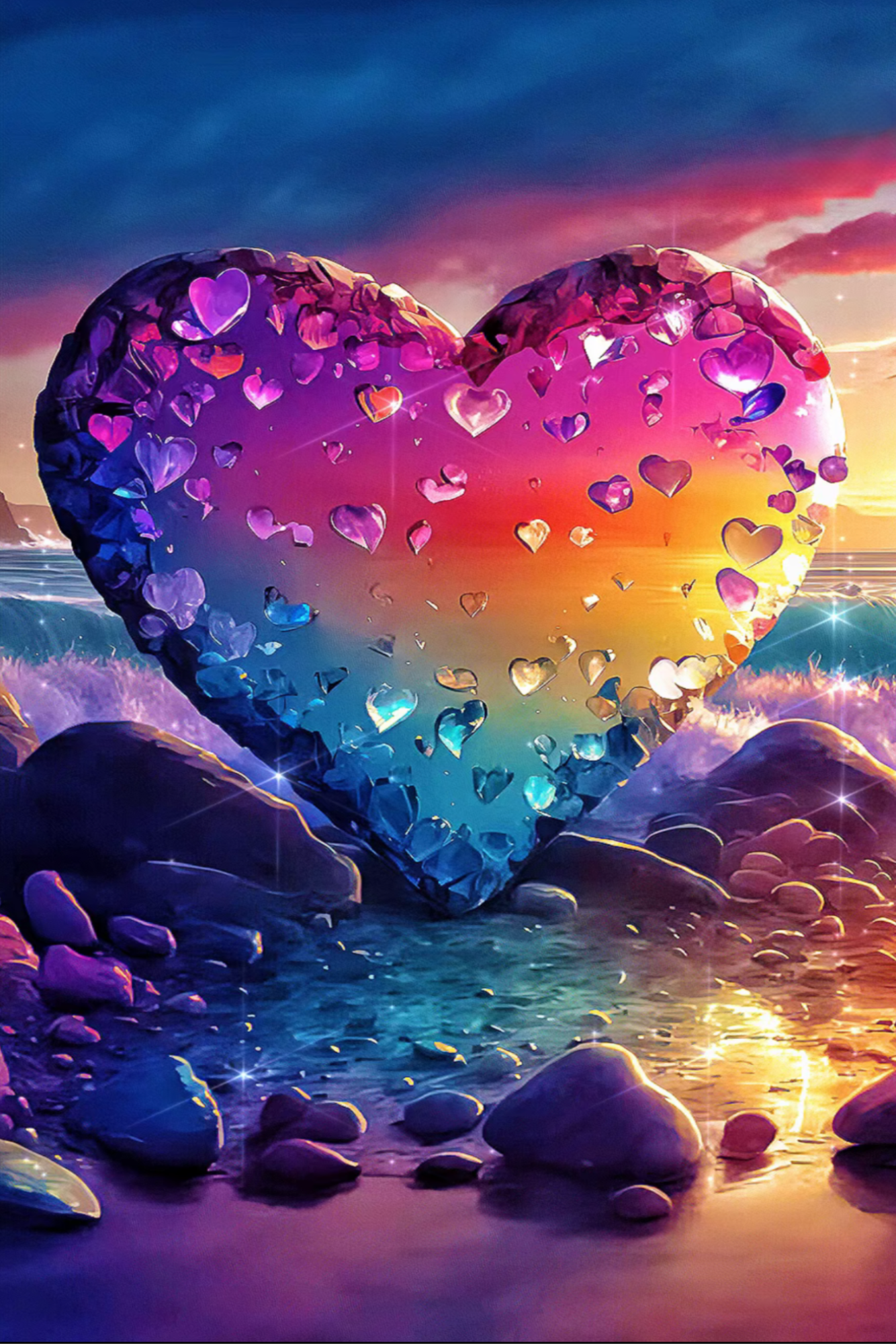 Diamond Painting 100 Farben Special - Heart of Glitter