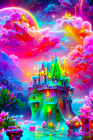 Diamond Painting AB Special - Traumland in der Fantasie