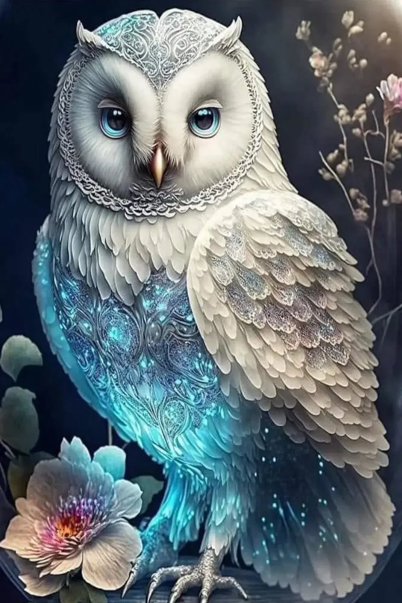 Diamond Painting Multi Special - White Owl