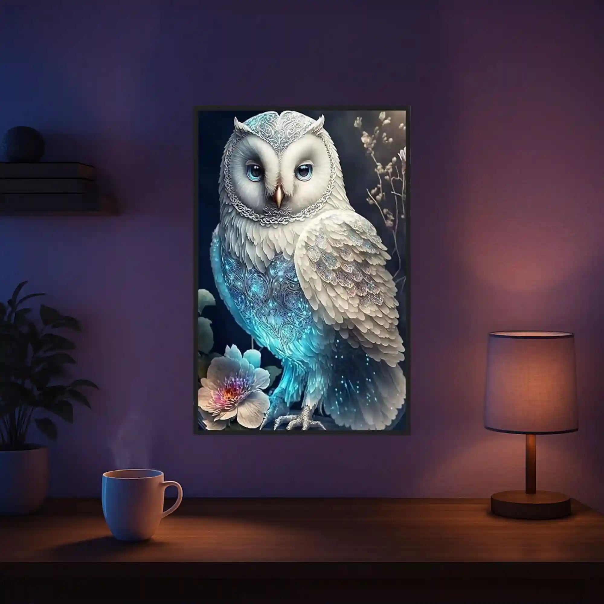Diamond Painting Multi Special - White Owl