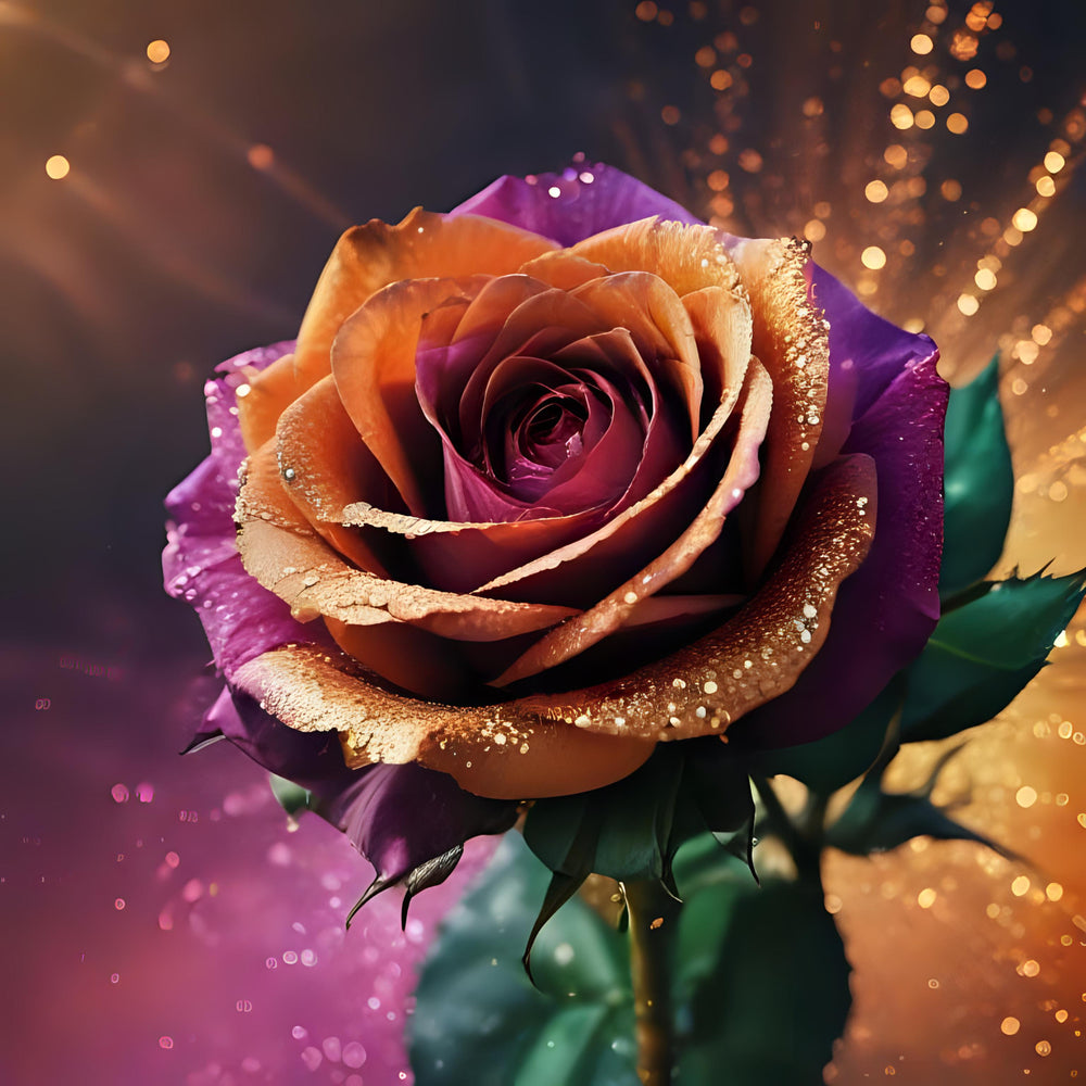 Diamond Painting - Colorful Rose