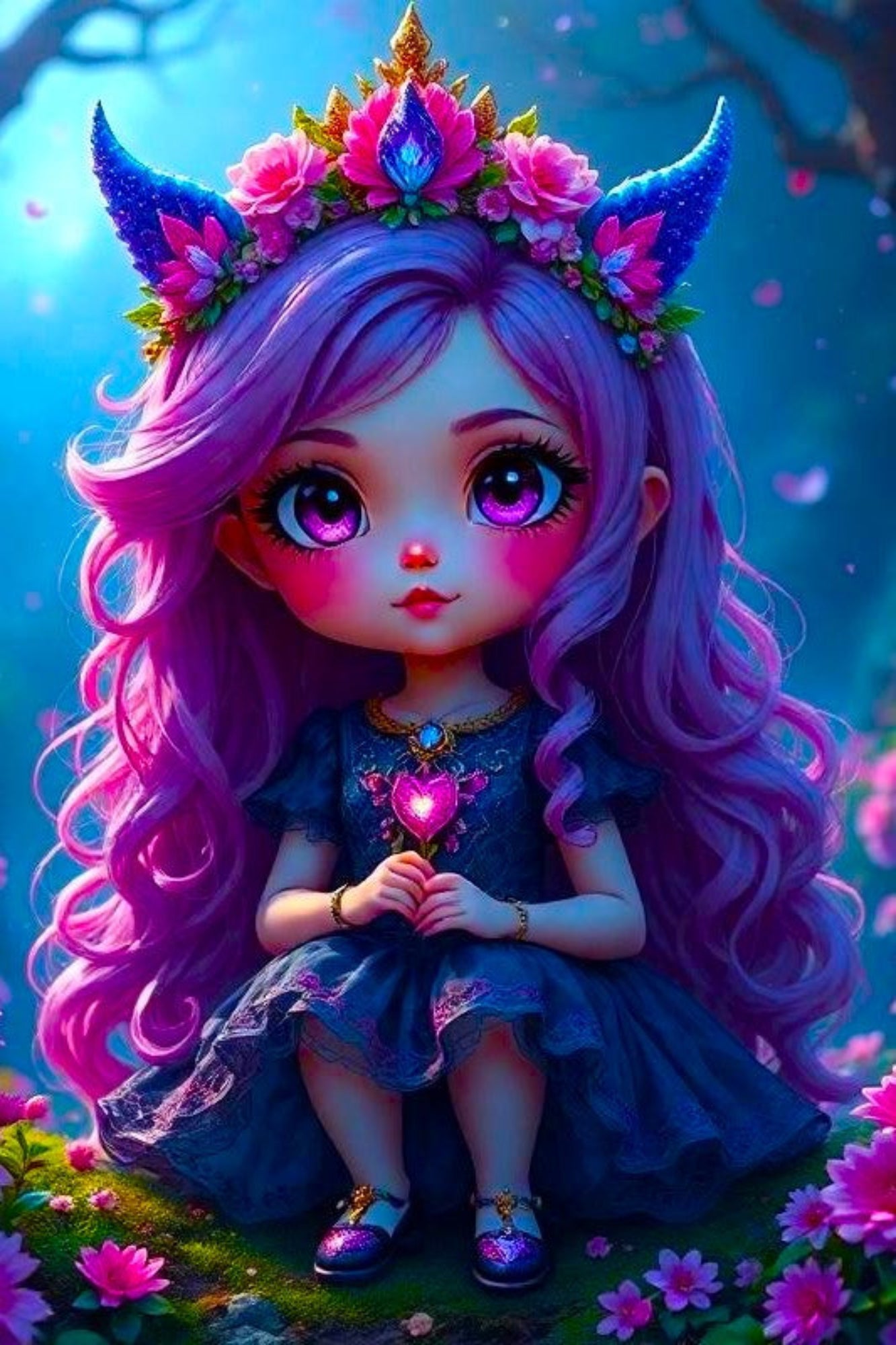 Diamond Painting - Little Violett