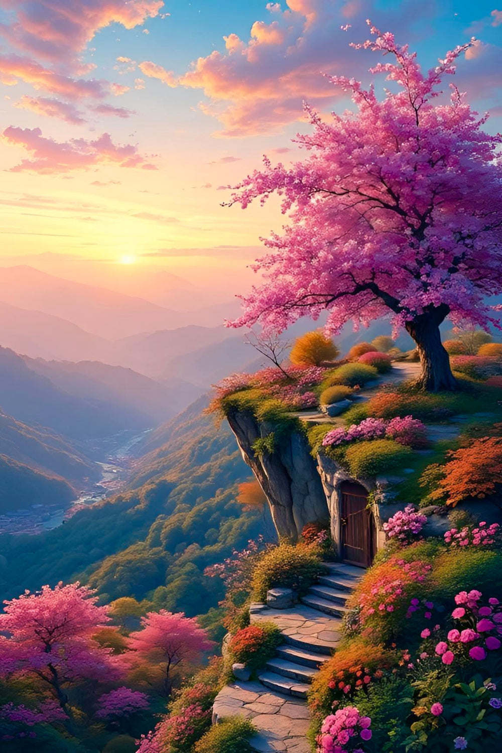 Diamond Painting - Morgendämmerung