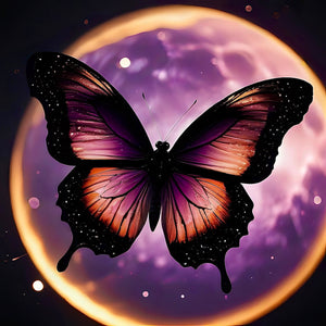 Diamond Painting - Purple Moon