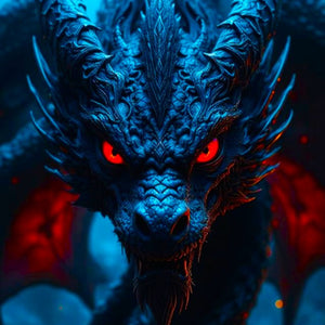 Diamond Painting - Red Eyes Dragon