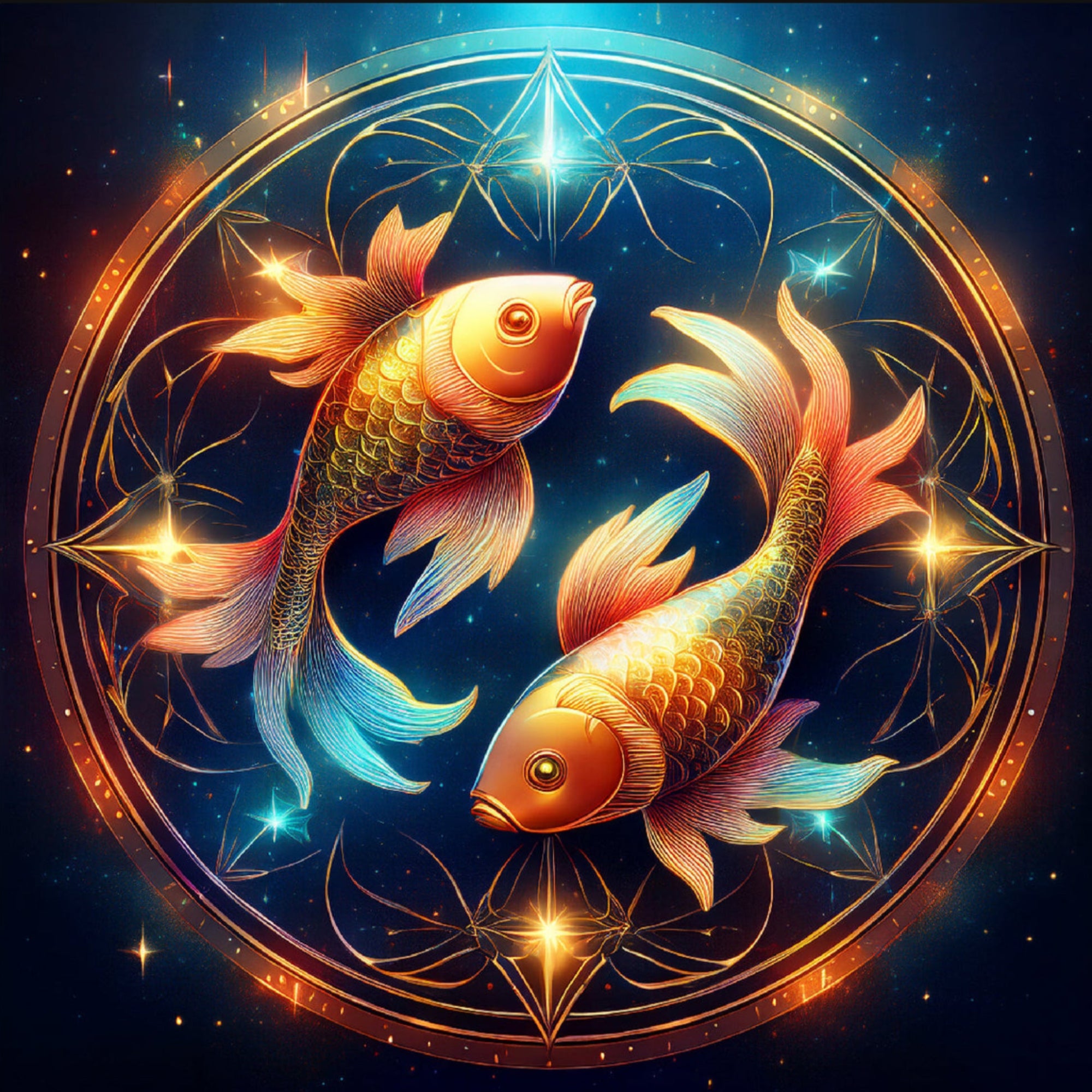 Diamond Painting - Sternzeichen Fisch "Limited Edition"