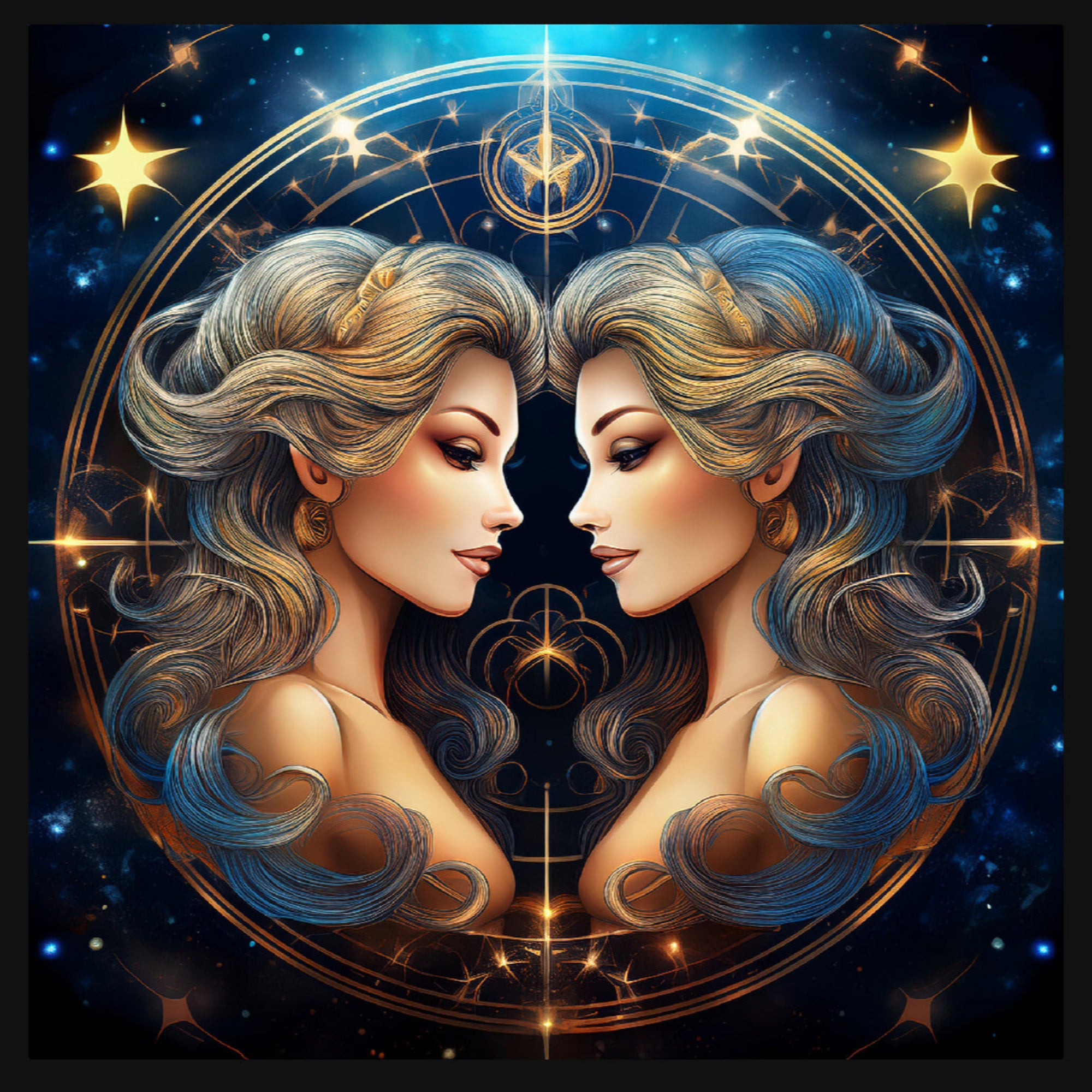 Diamond Painting - Sternzeichen Zwilling "Limited Edition"