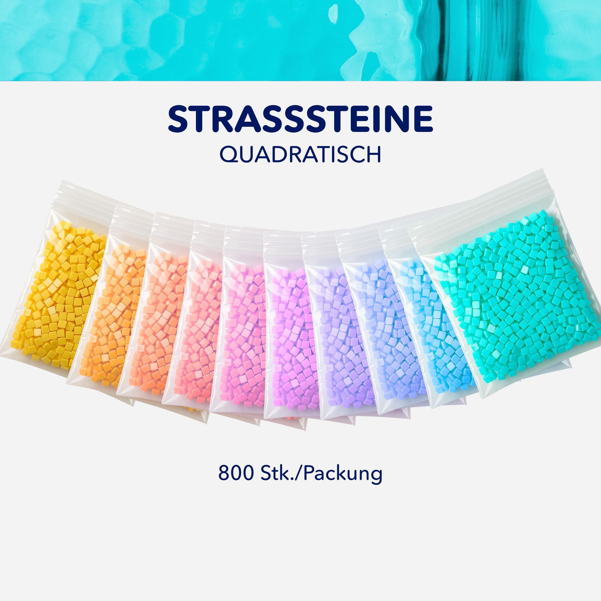 Diamond Painting Strasssteine Quadratisch (800Stk.)