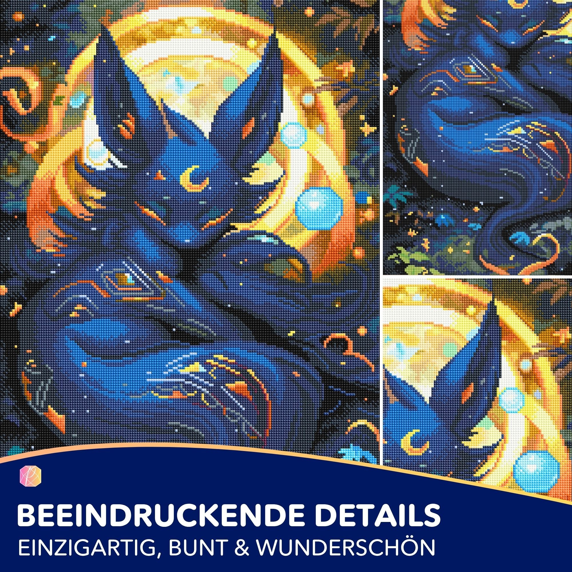 Diamond Painting - Mystisches Nachtwesen