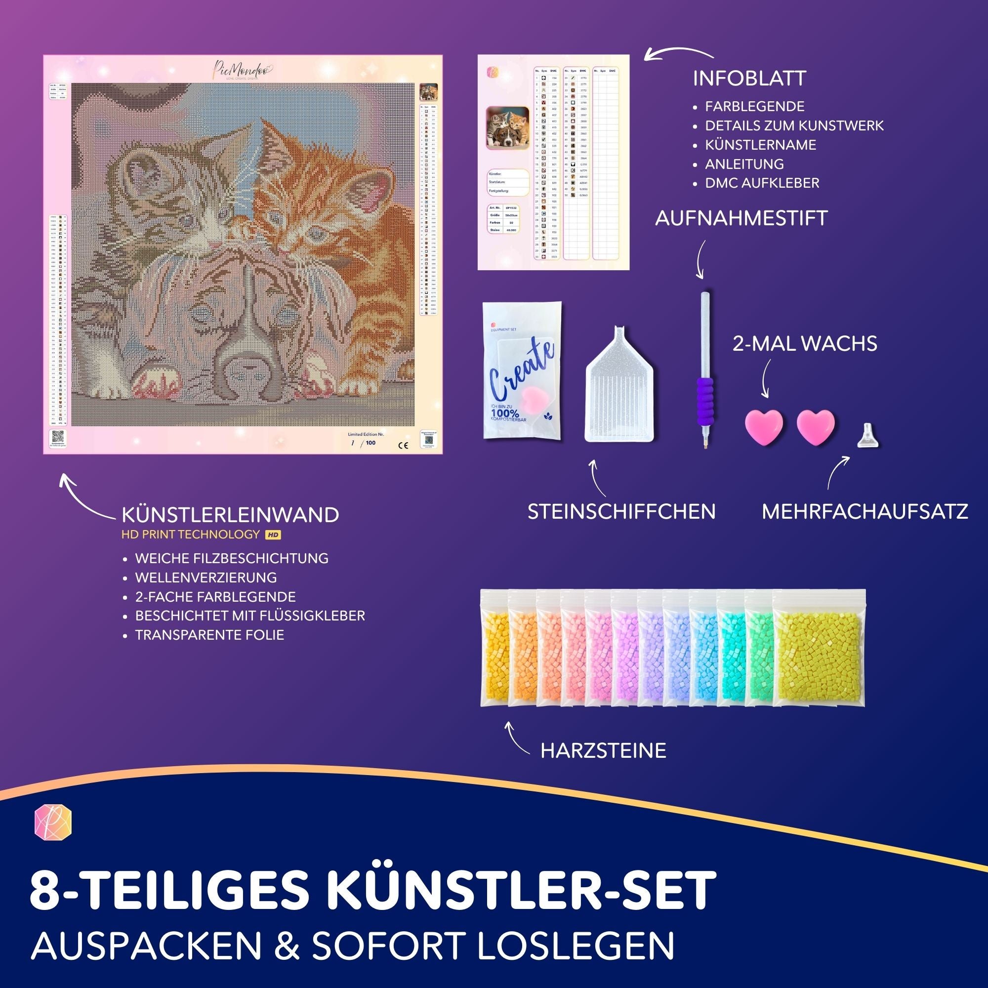 Diamond Painting - Friends for Life "Limited Edition"