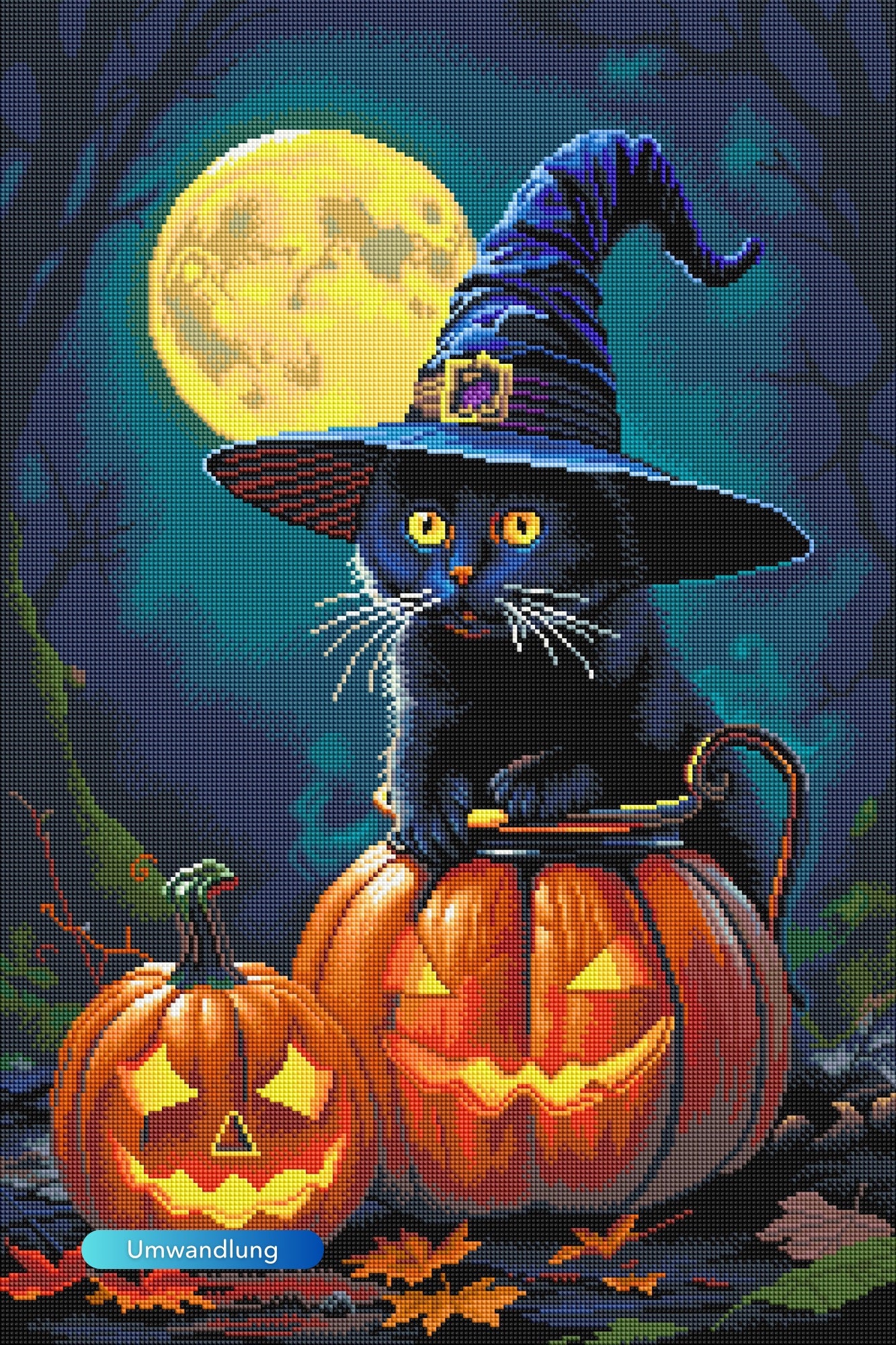 Diamond Painting 7 Tage Special - Wizard Cat