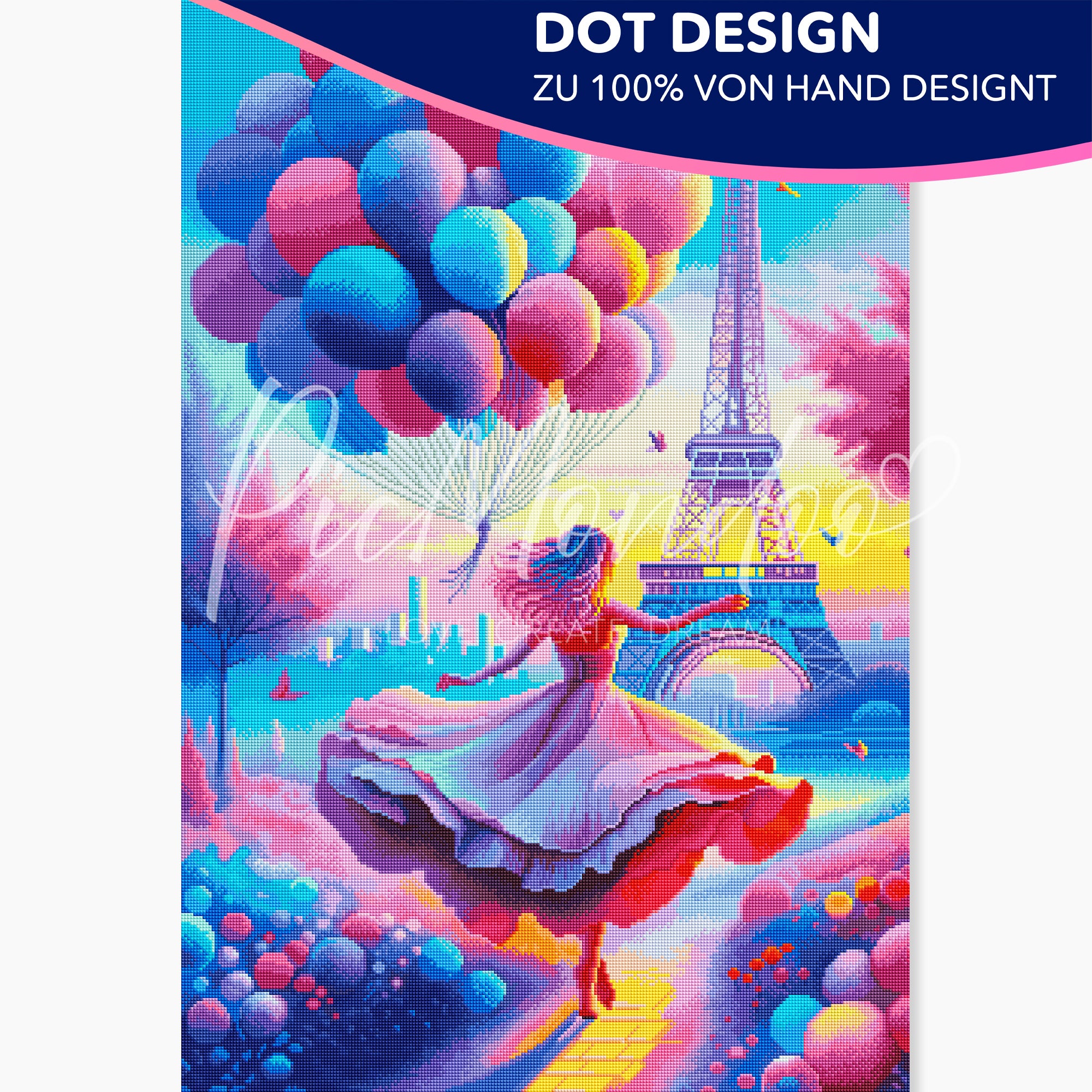 Diamond Painting Dot Design Verträumtes Paris