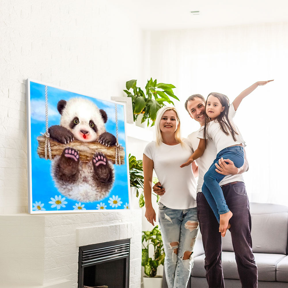 Diamond Painting Kids Bild Happy Pandababy