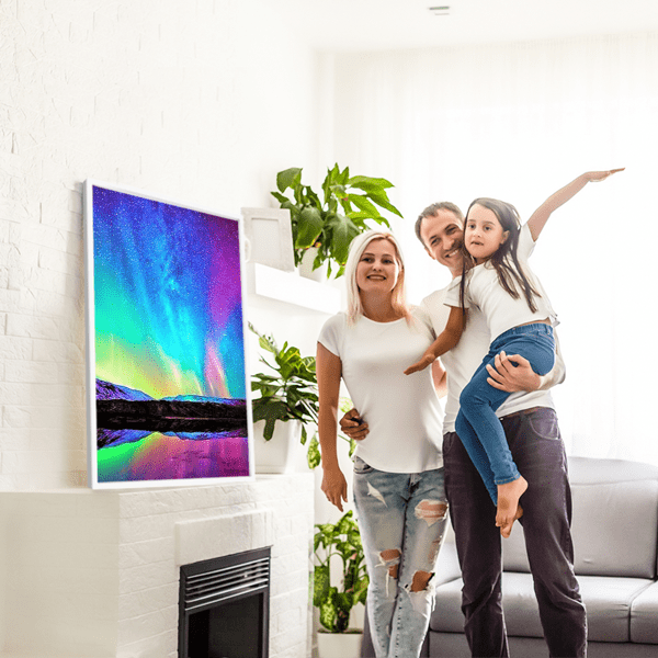 Diamond Painting - See der Nordlichter