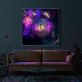 Diamond Painting Leuchtbild Special Wandgestaltung Time of galaxy