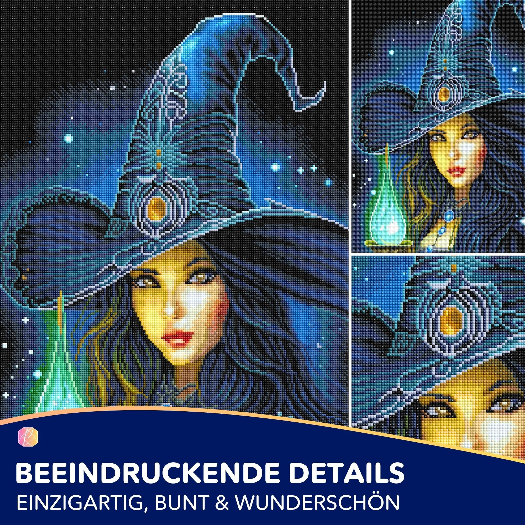 Diamond Painting - Amalie die wunderschöne Hexe "Limited Edition"