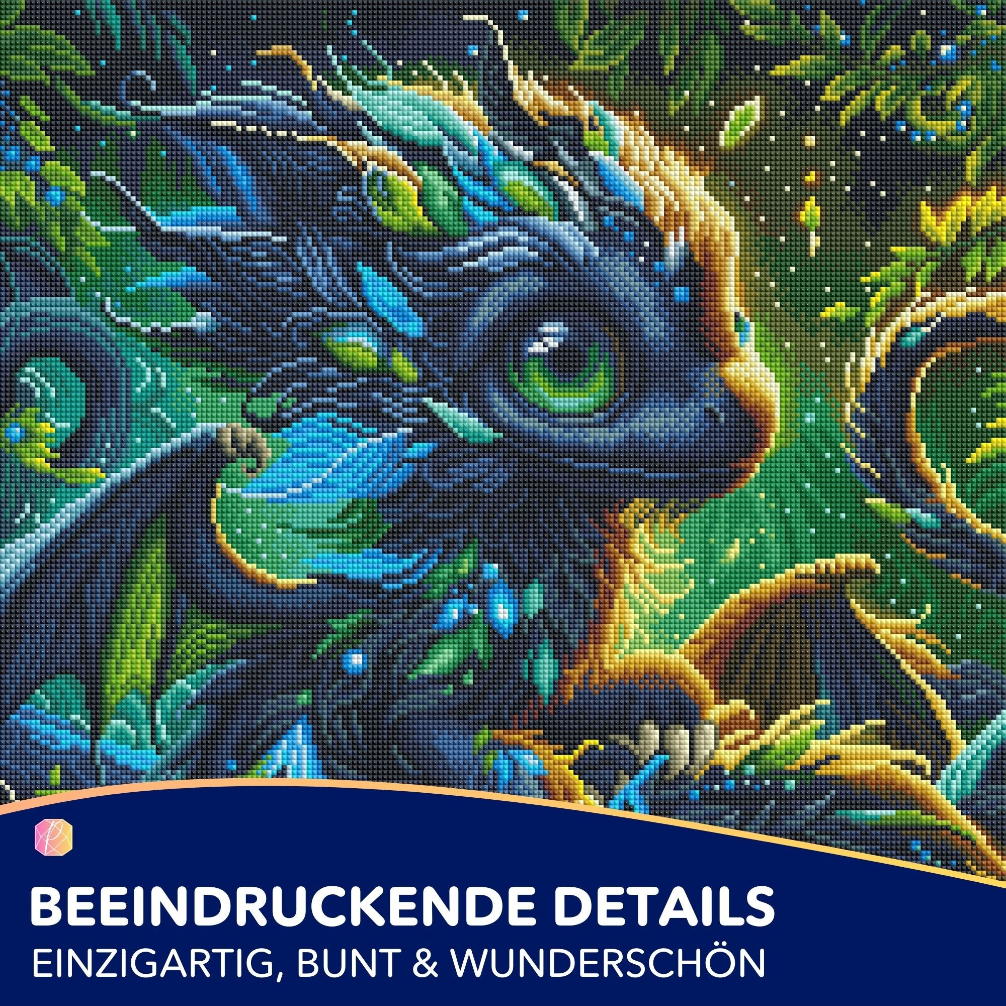 Diamond Painting - Drago der kleine Drache