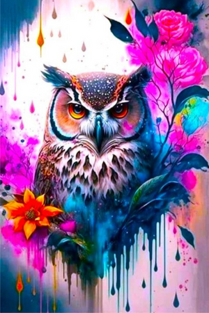 Diamond Painting - Eulenkunst