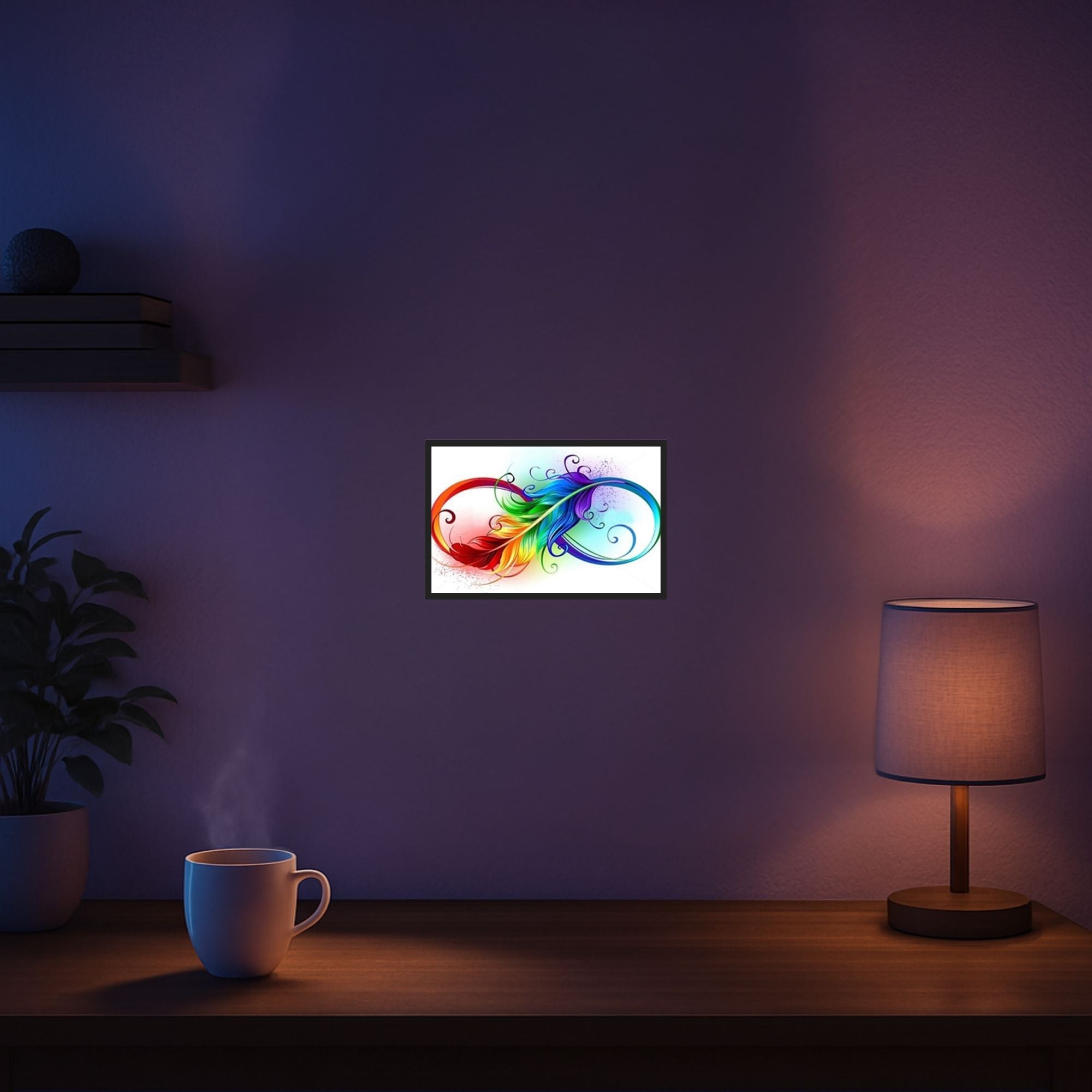 Diamond Painting Mini - Infinity feather
