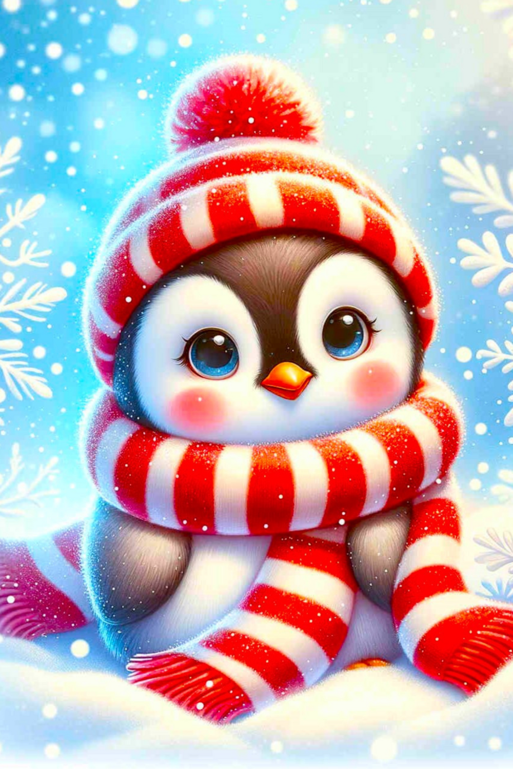 Diamond Painting - Kleiner Pinguin Pixie