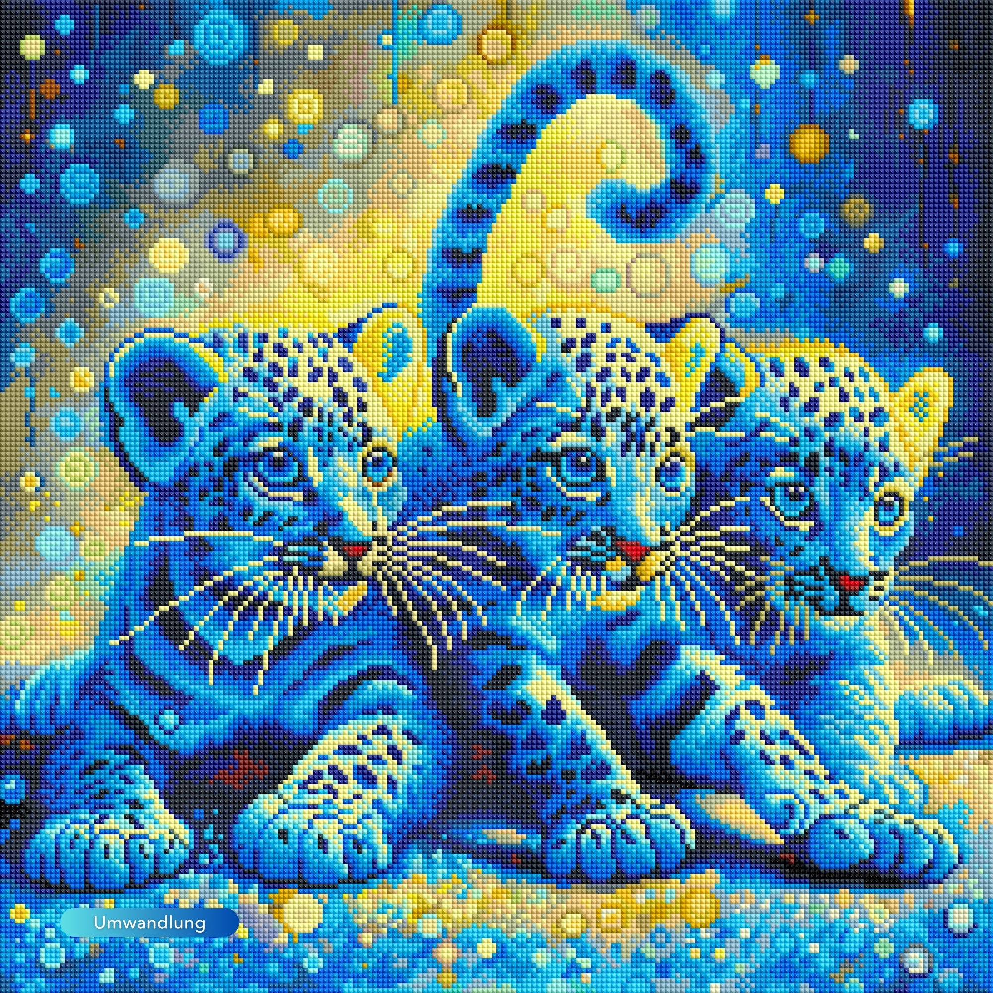 Diamond Painting - Leopardenbabys