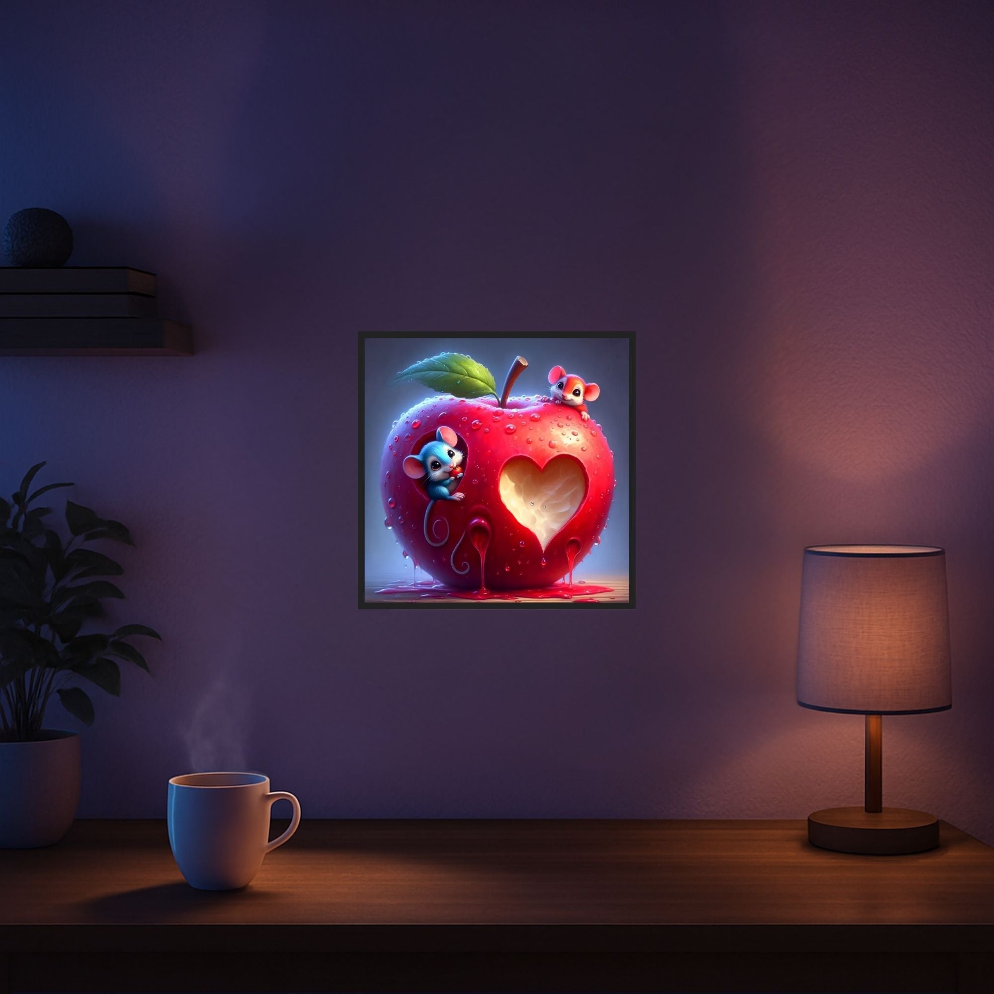 Diamond Painting - Liebe im Mäusehaus