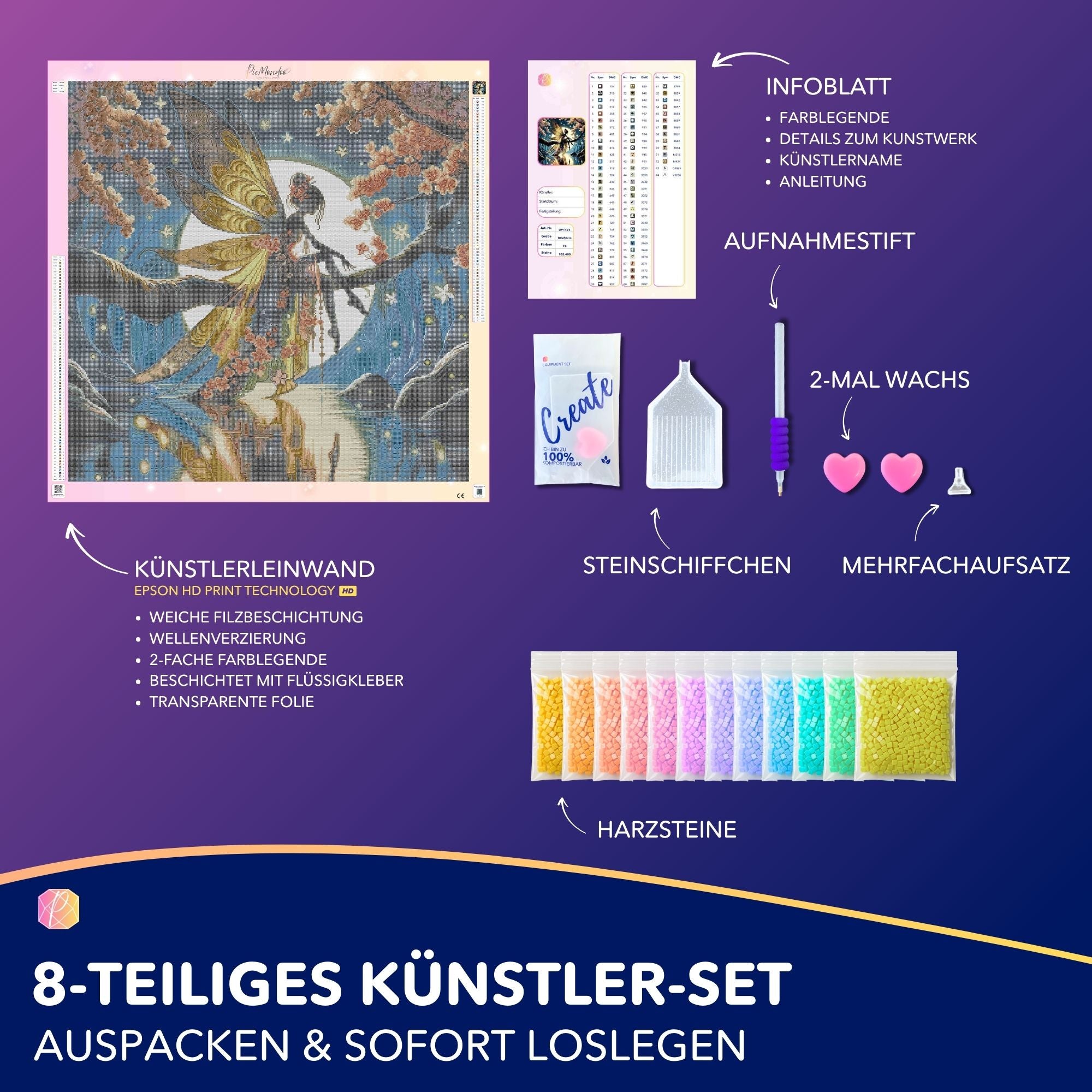 Diamond Painting - Mondscheinfee