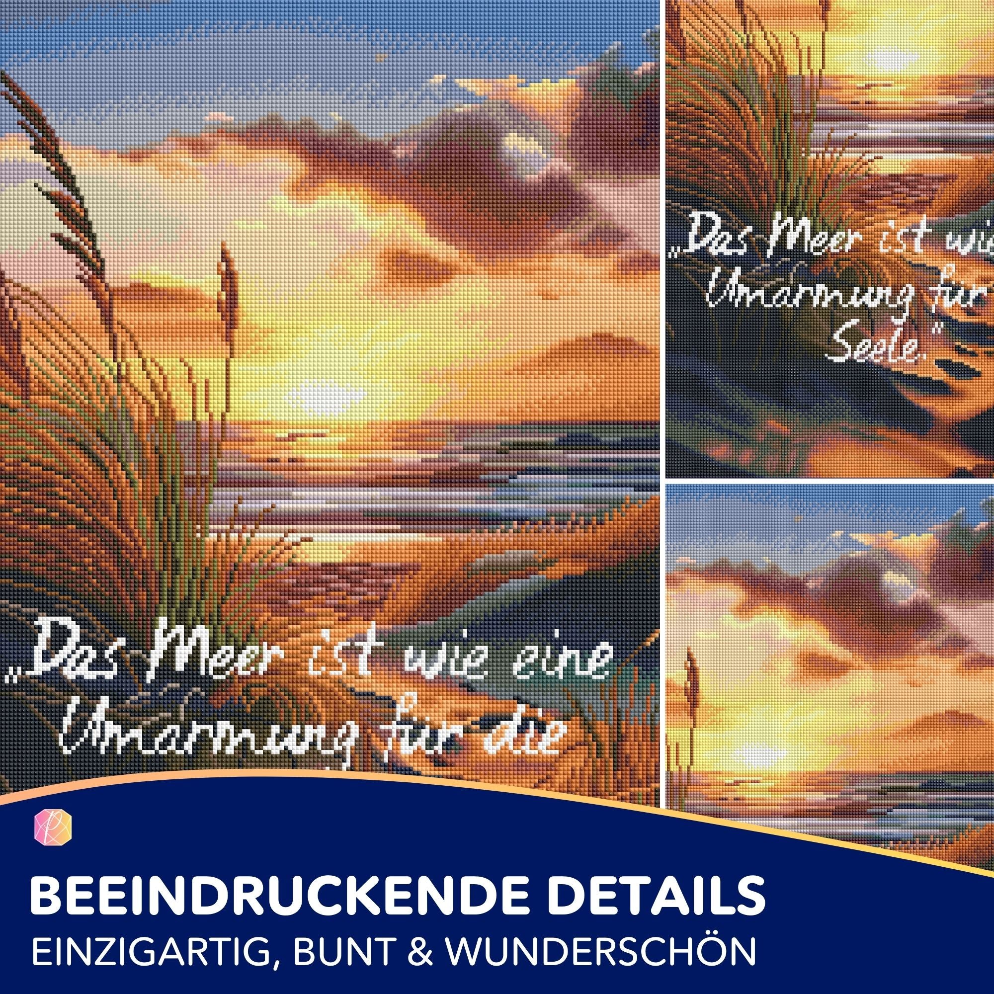 Diamond Painting - Umarmung des Meeres "Limited Edition"