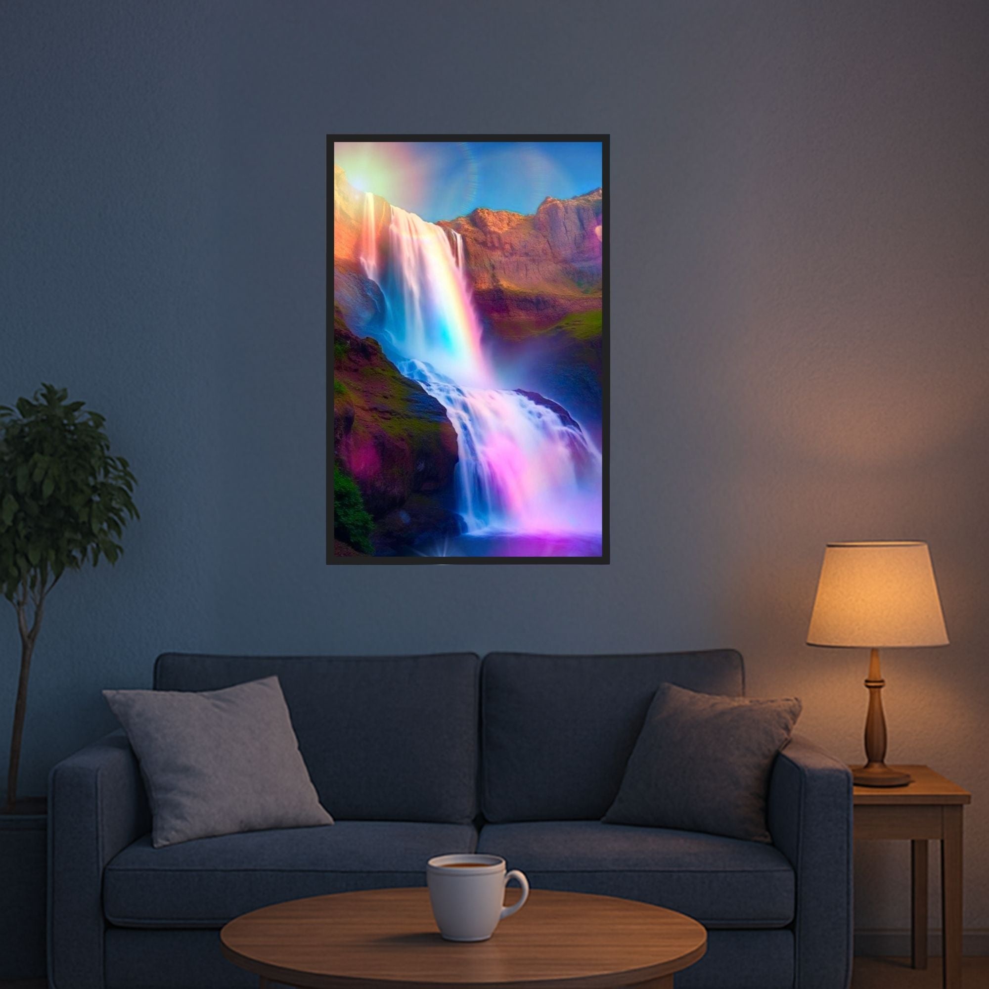 Diamond Painting - Glanz des Wasserfalls